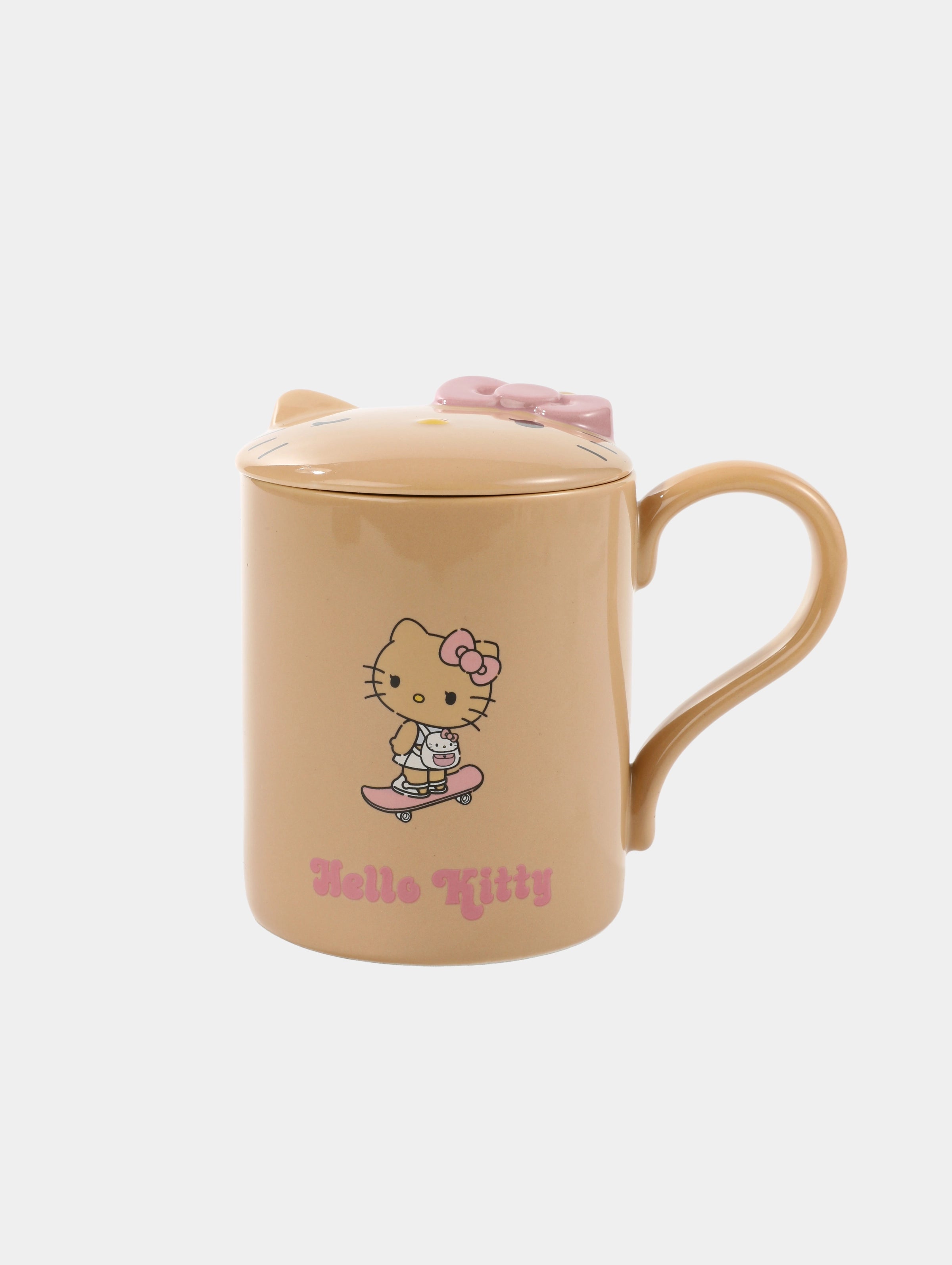 "Hello Kitty" ceramic mug with lid Tanned Hello Kitty