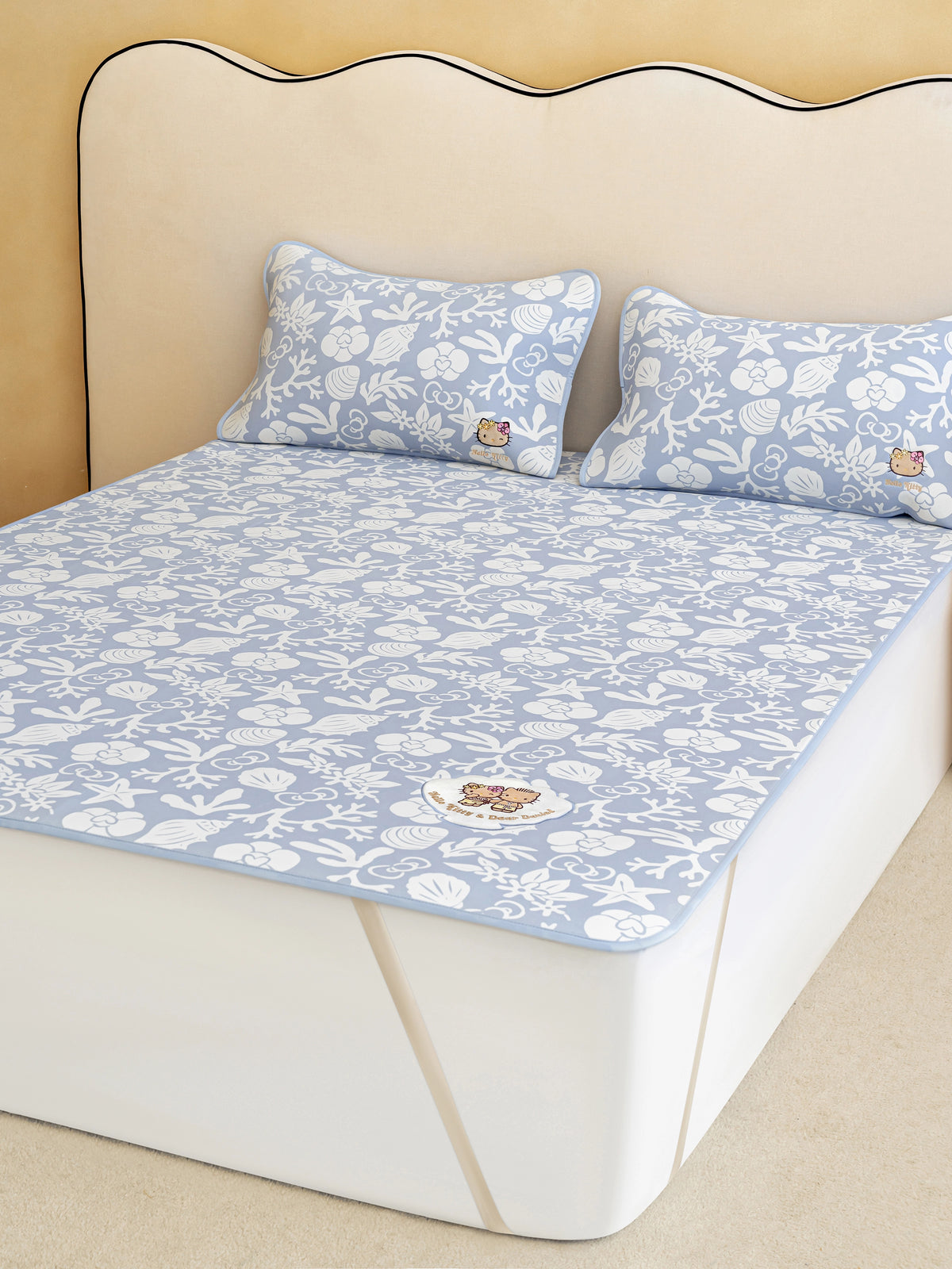 "Hello Kitty" Cooling Bed Mat Set – Breezy Blue