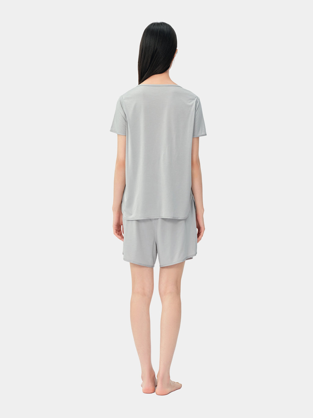 tbh Wōdrobe PLA Skin-Friendly Sleepwear Set Short Sleeve – Grey
