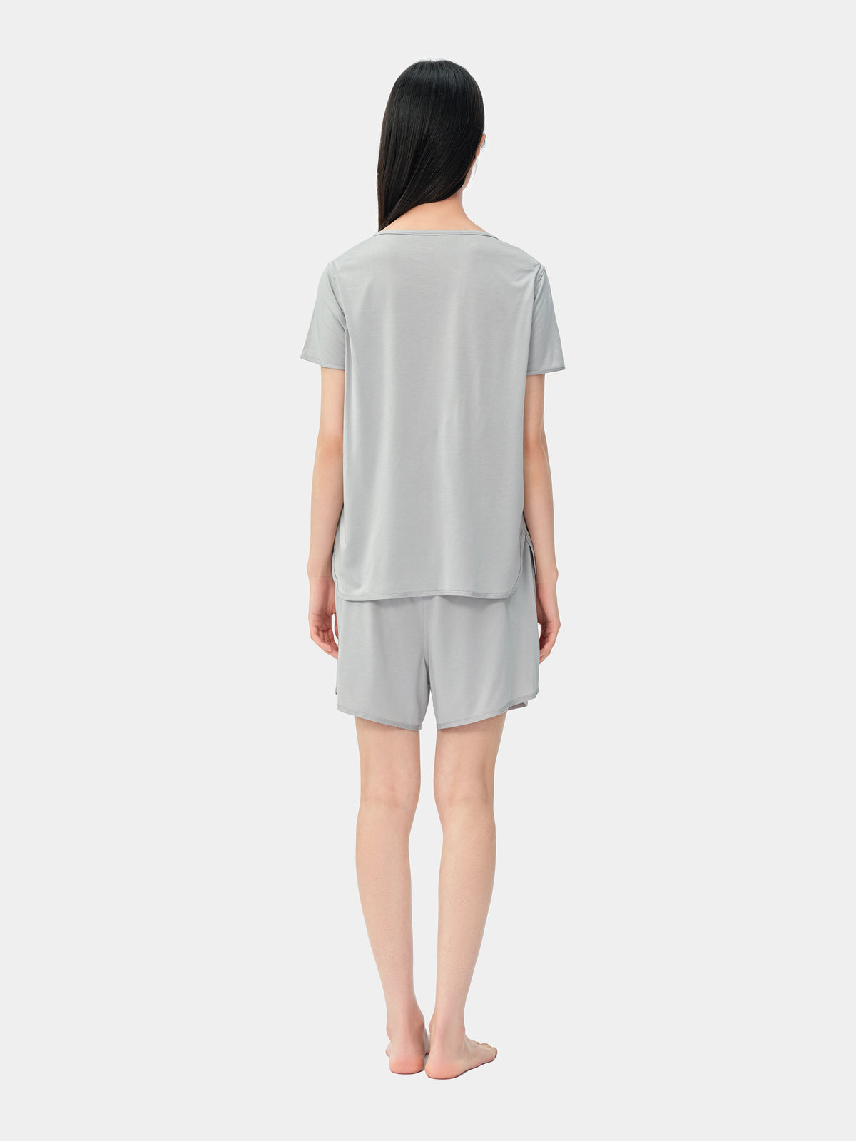 tbh Wōdrobe PLA Skin-Friendly Sleepwear Set Short Sleeve – Grey