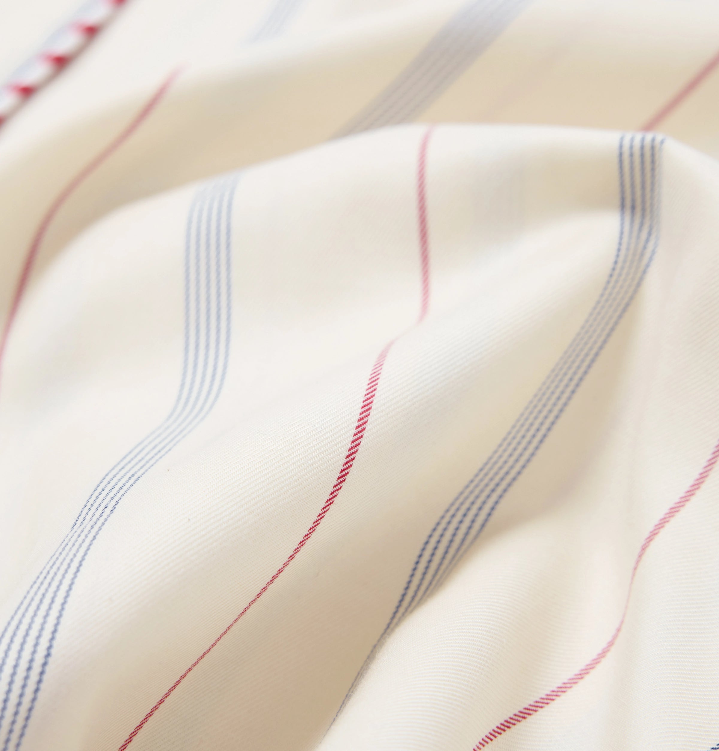 "Le Petit Prince" Tencel Cotton Blend Short Sleeve Loungewear Set Red and Blue Stripes