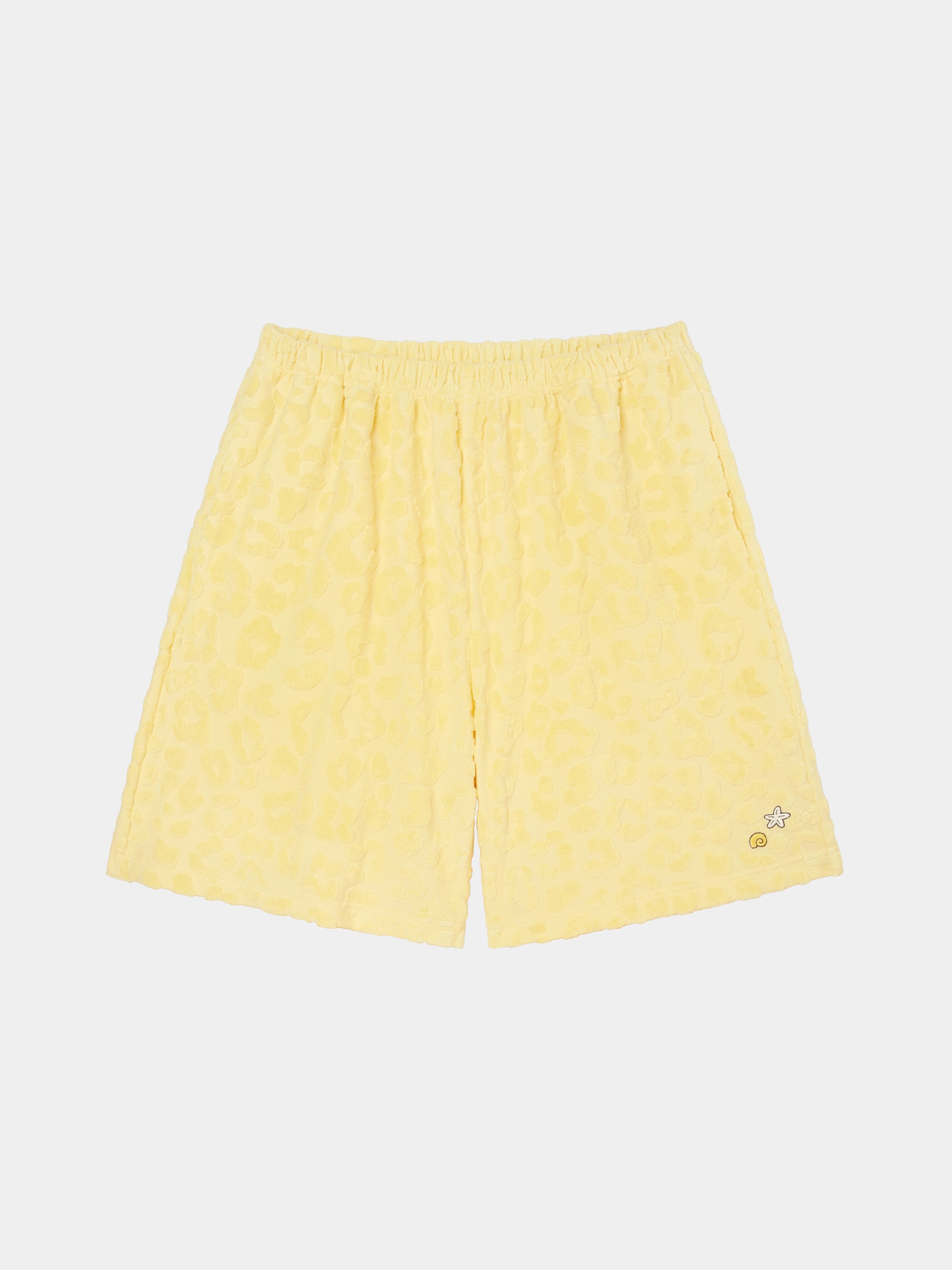 "Dear Daniel" Terry Loungewear Set Short Sleeve & Shorts – Sunbeam Leopard