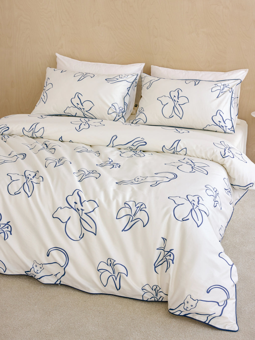 "Urban Jungle" Black Panther Cotton Twill Bedding Set – Black Panther & Lily