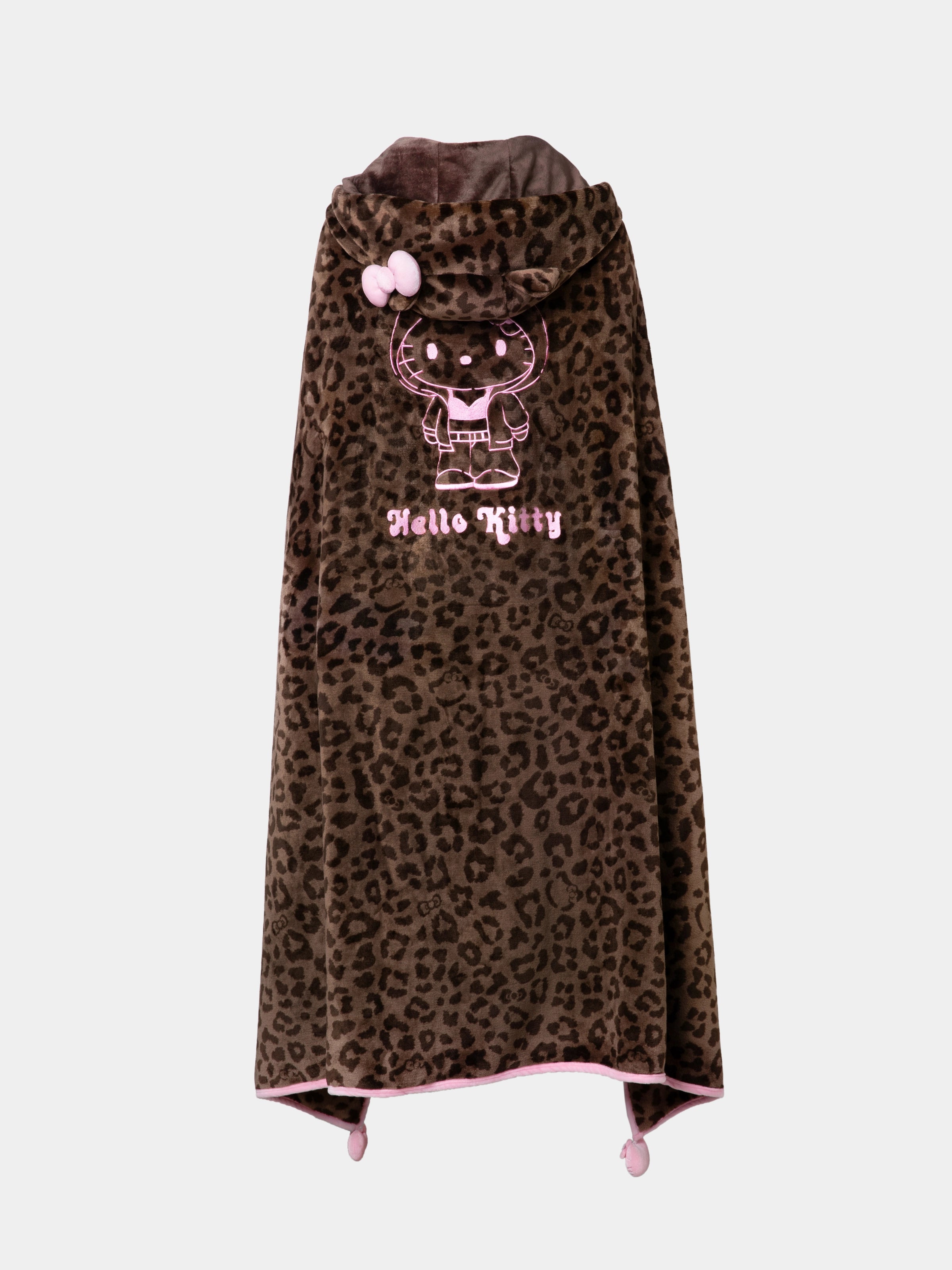 "Hello Kitty" Cloak Blanket Choco