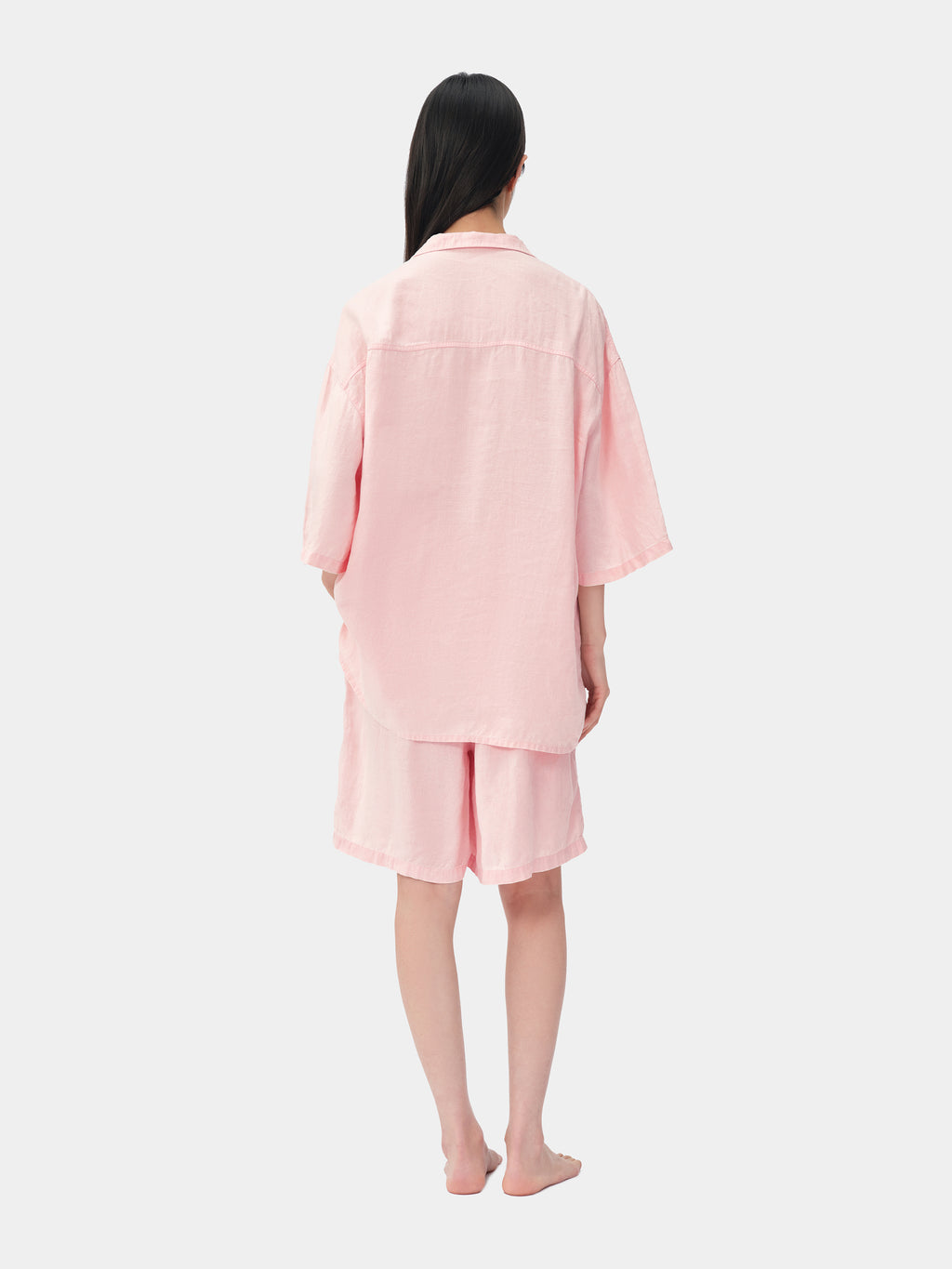 tbh Wōdrobe 植物染漢麻居家服套裝短袖 – Madder 玫瑰