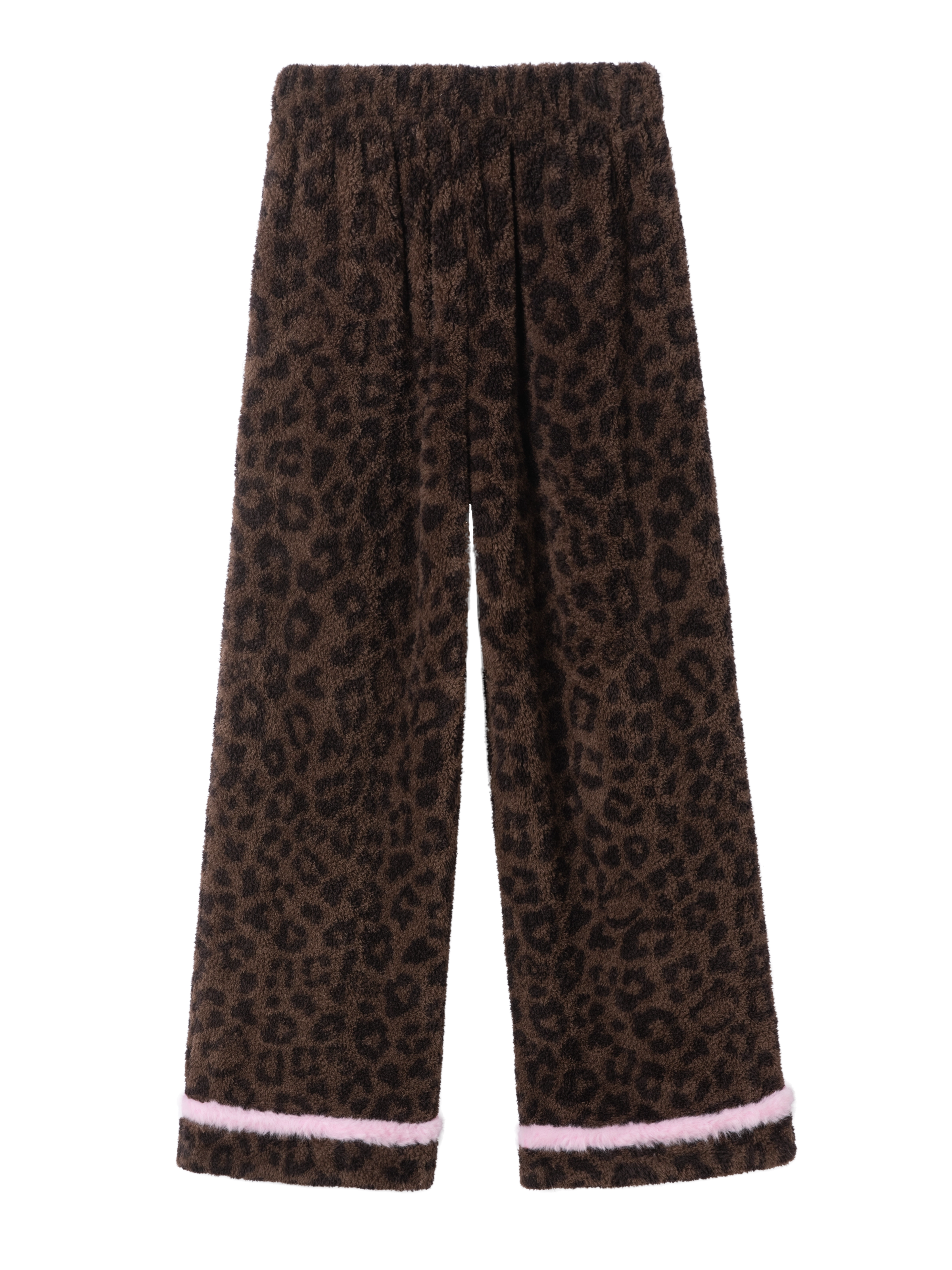 "Hello Kitty" Polar Fleece Peter Pan Collar Loungewear Set Choco