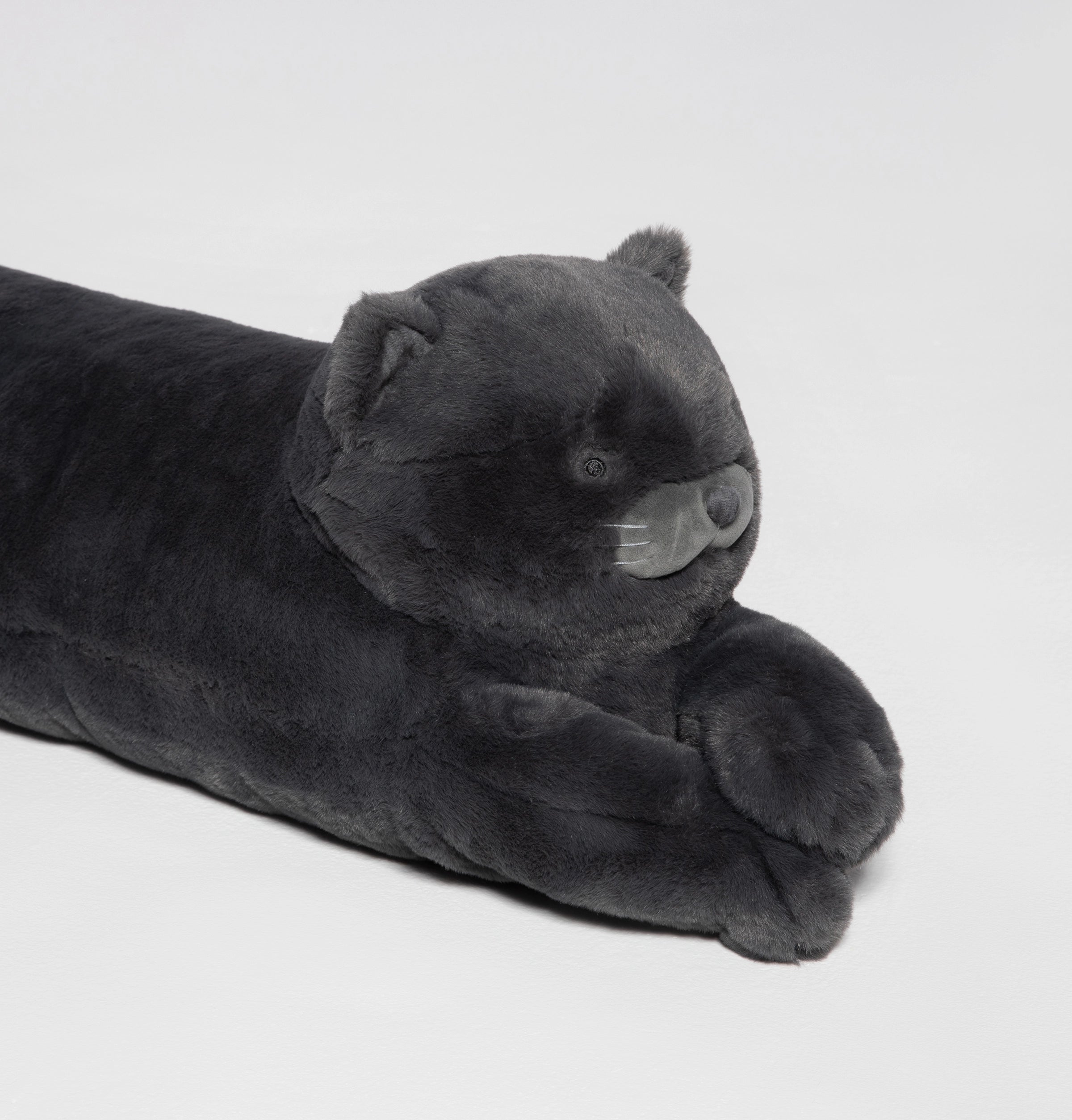 British Blue Fluffy Body Pillow