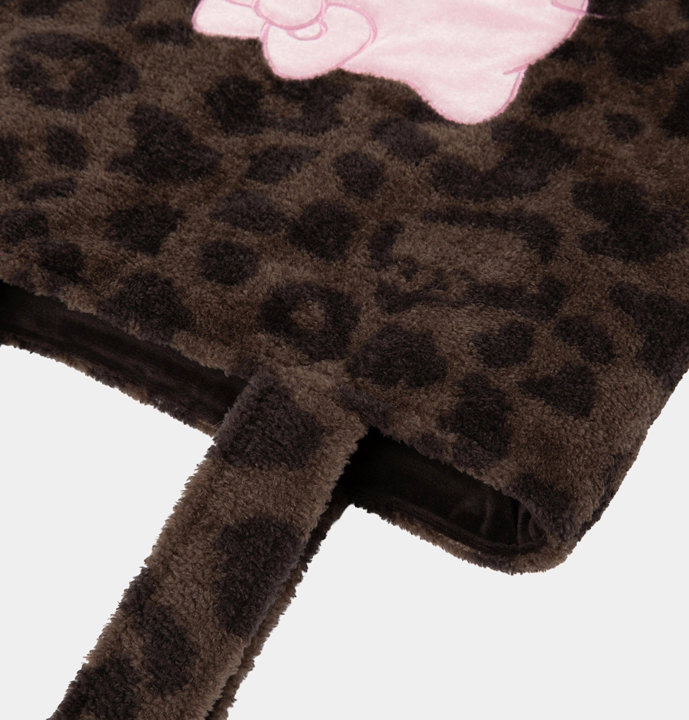 Hello Kitty Fluffy Tote Bag  Choco