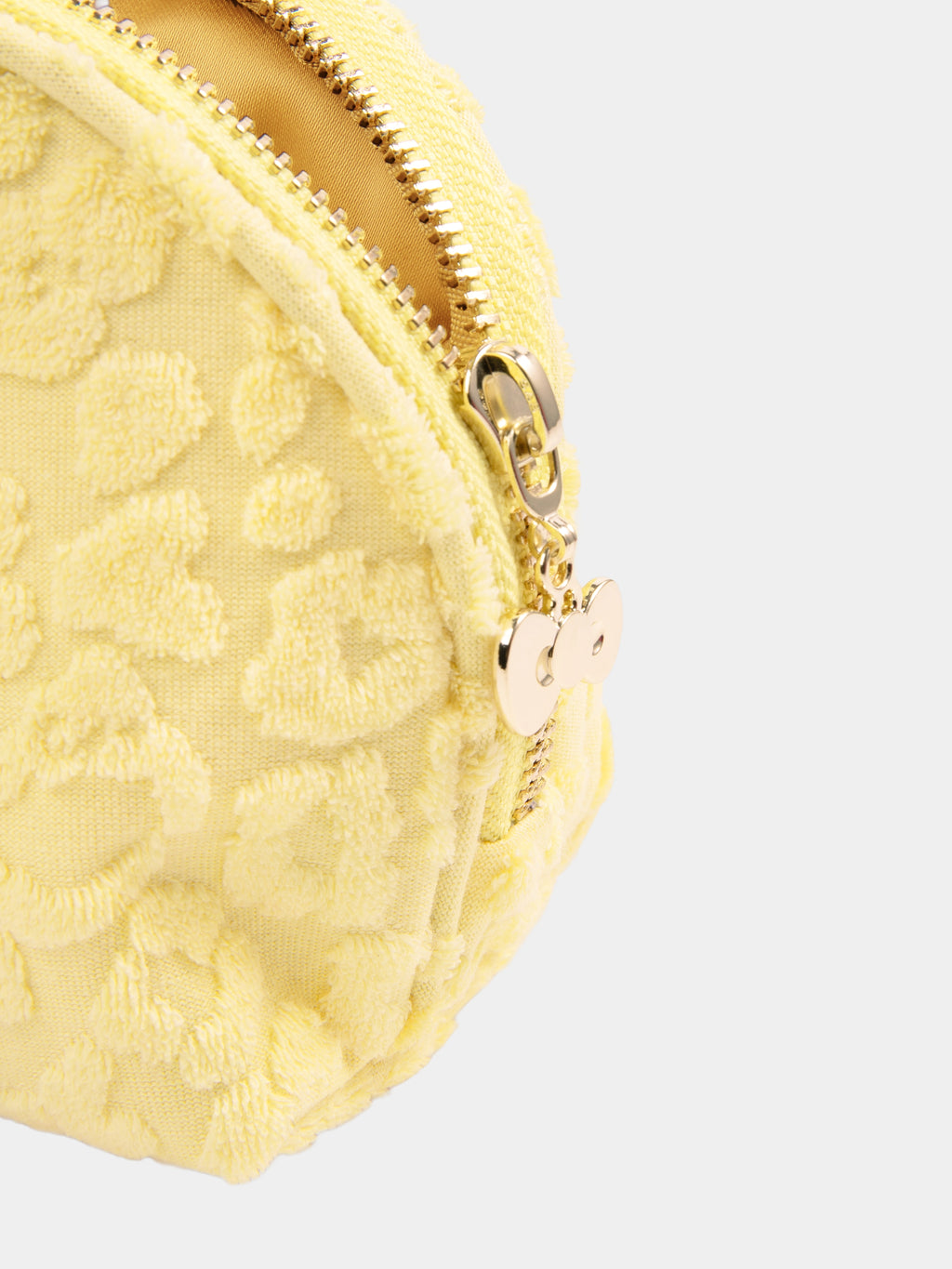 "Hello Kitty" Terry Shell-Shaped Cosmetic Bag – Sunbeam Leopard – Small