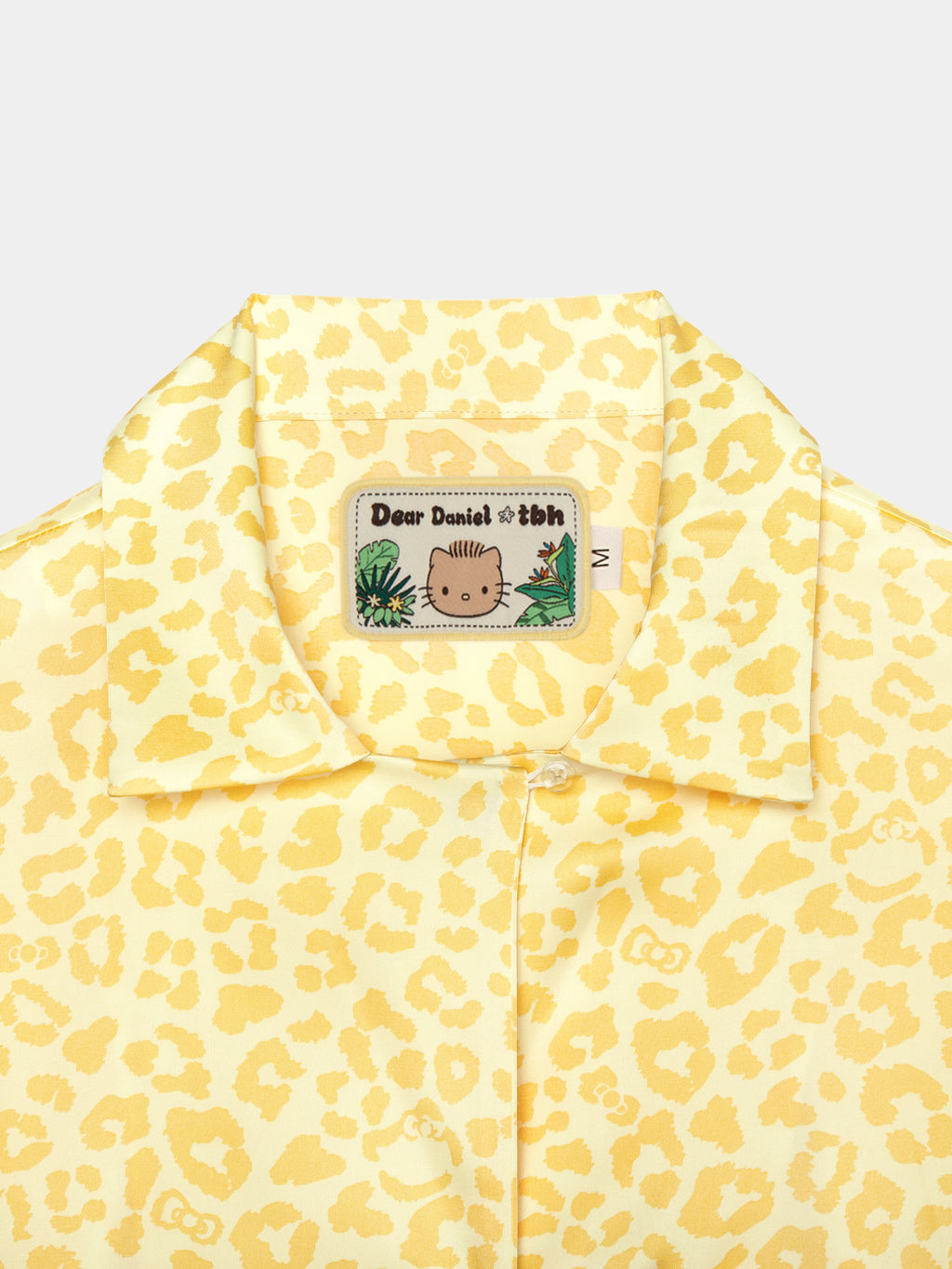 "Dear Daniel" Satin Loungewear Set Short Sleeve & Shorts – Sunbeam Leopard