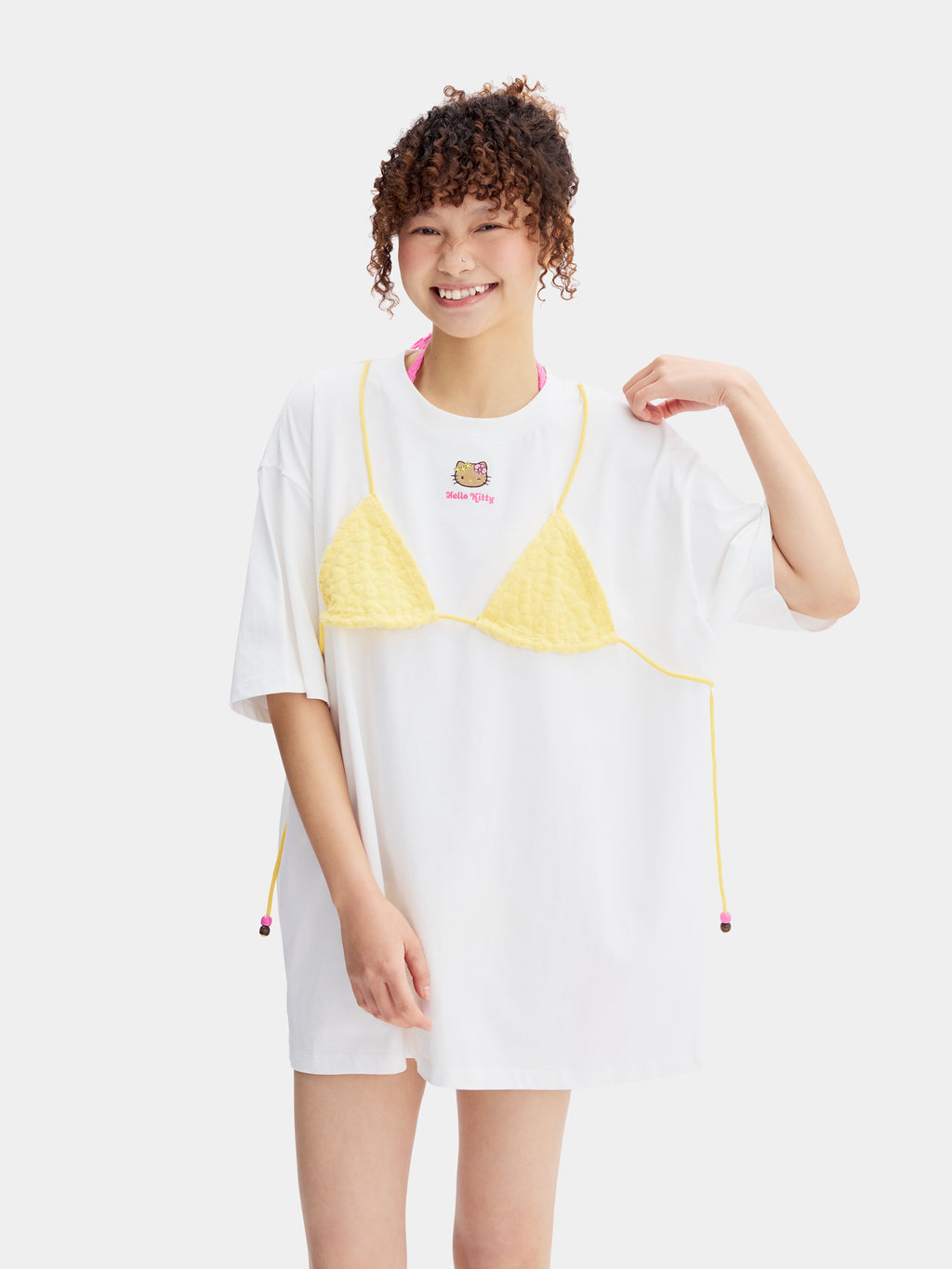 "Hello Kitty" Bikini Print T-Shirt – Sunbeam Leopard