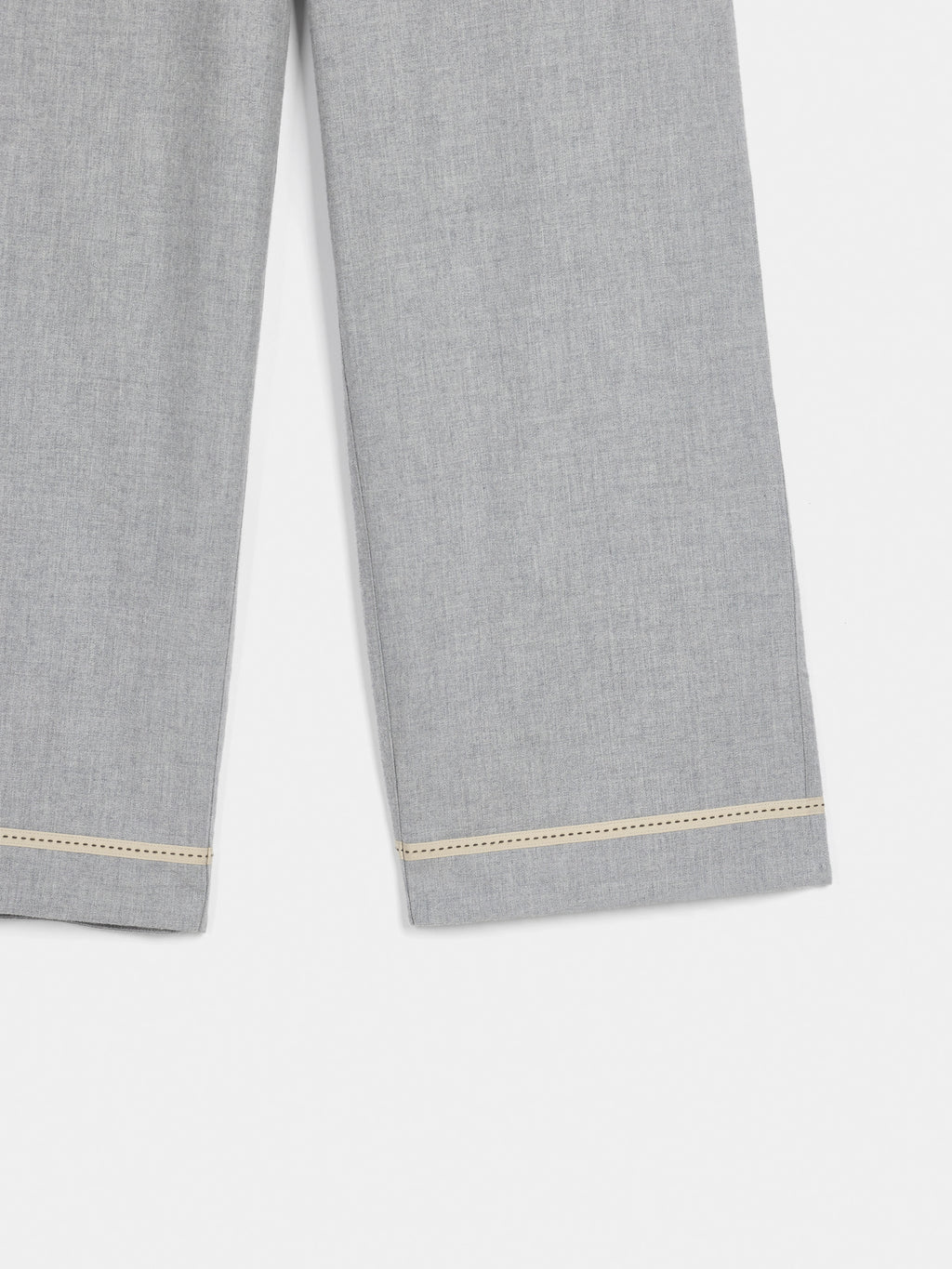 "Frame" Australian Wool-Cotton Loungewear Set – Heather Grey