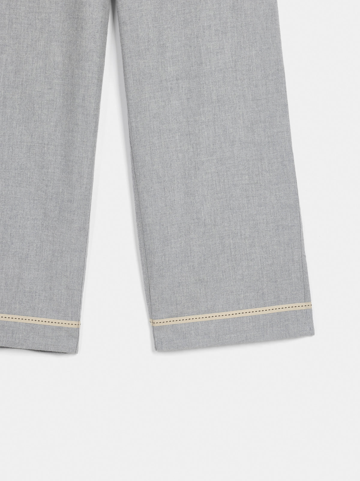 "Frame" Australian Wool-Cotton Loungewear Set – Heather Grey