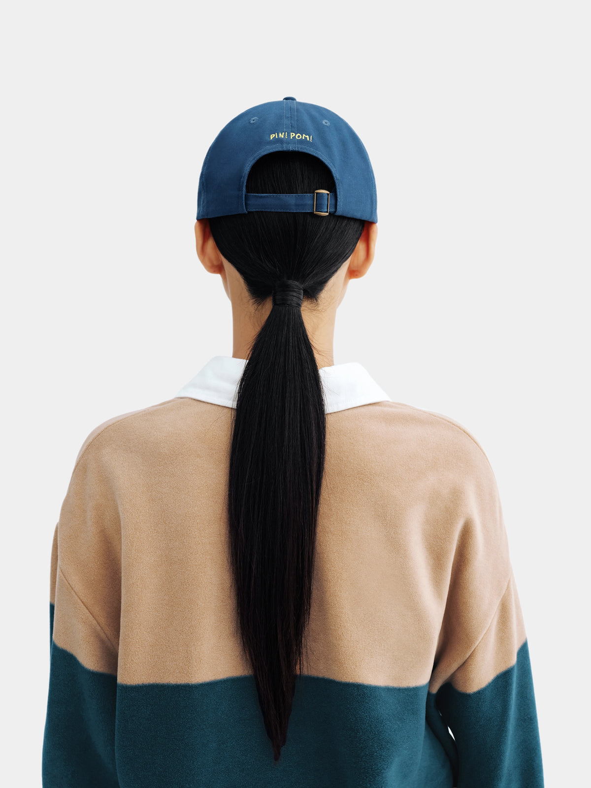 PIN!POM! Embroidered Cap – Navy