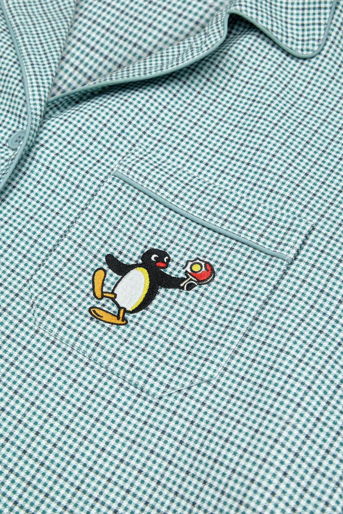 PIN!POM! 磨毛棉居家服 長袖－森林格紋