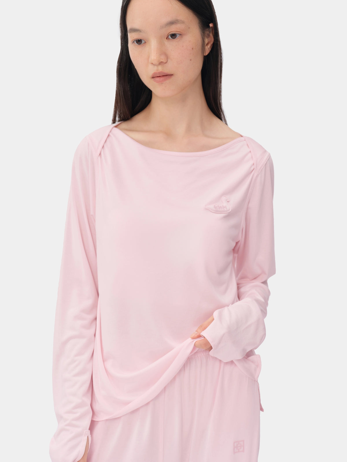 tbh Wōdrobe PLA Skin-Friendly Sleepwear Set Long Sleeve – Petal