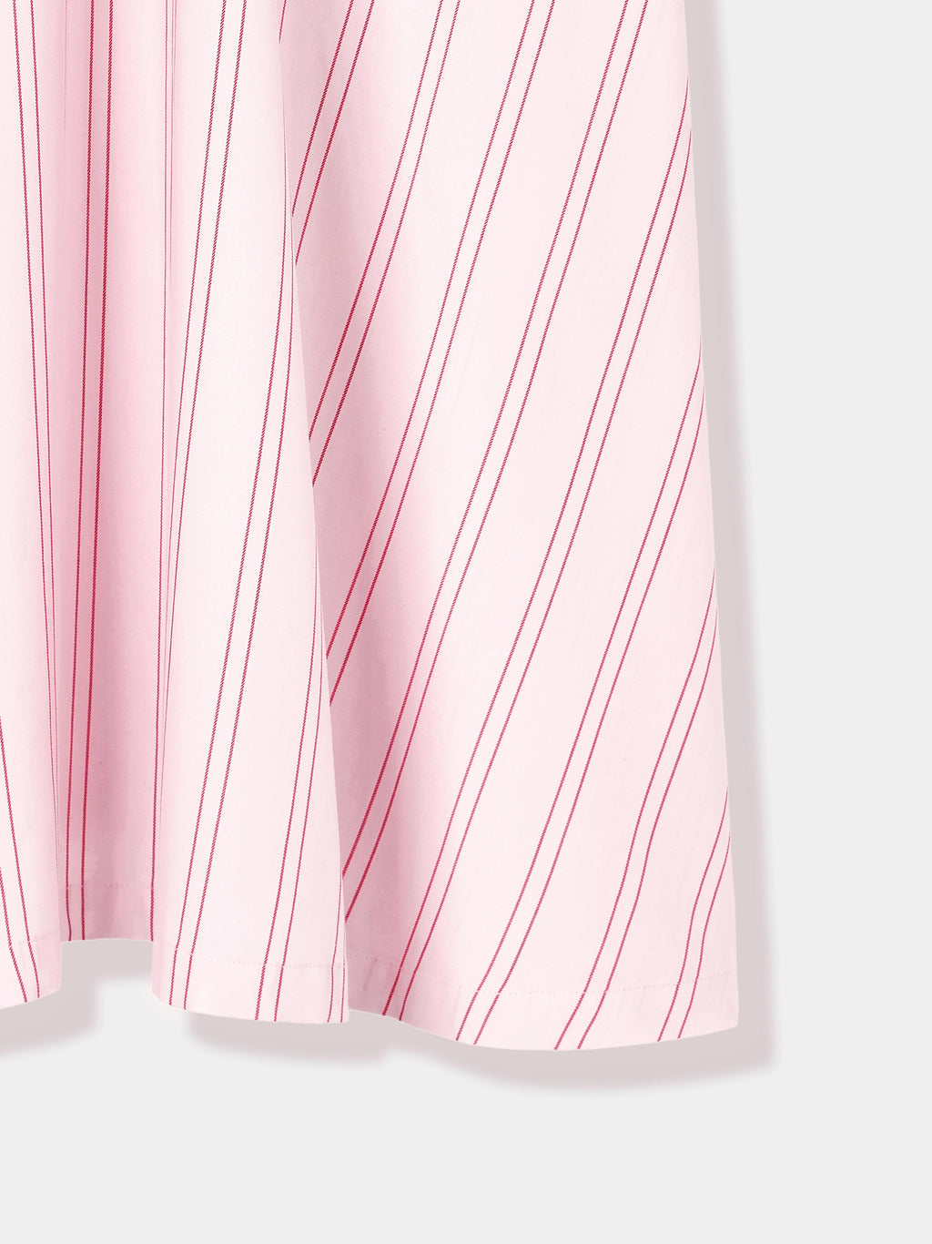 "Hello Kitty" Tencel Cotton Blend Short Nightgown Pink Stripes
