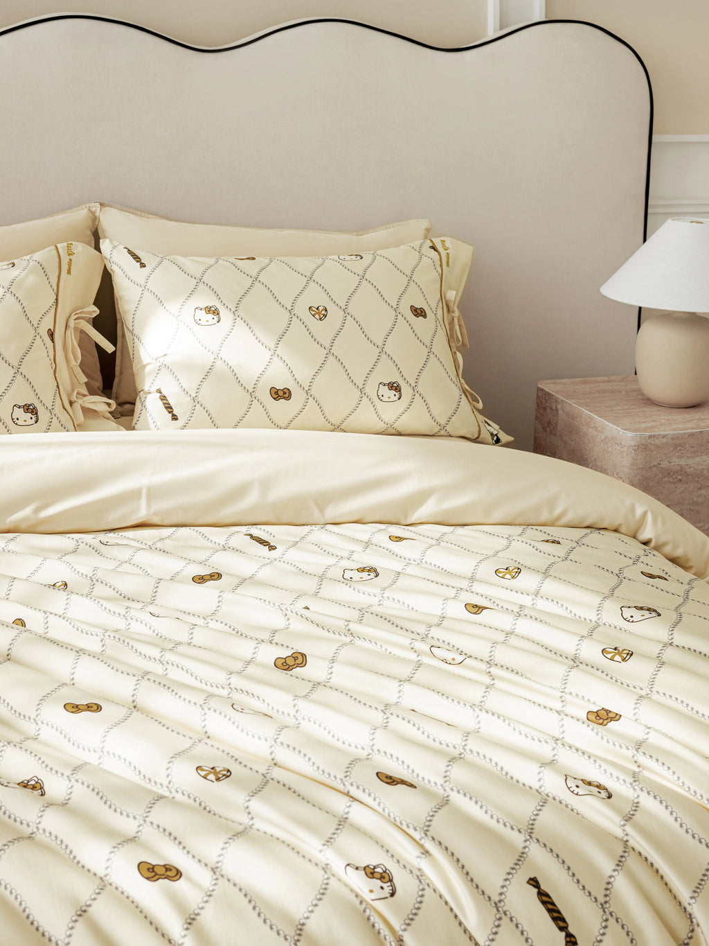 "Hello Kitty" Cotton Sateen Bedding Set – Candy House