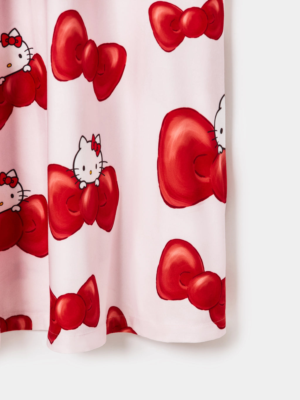 "Hello Kitty" Polar Fleece Nightgown Bow Tie