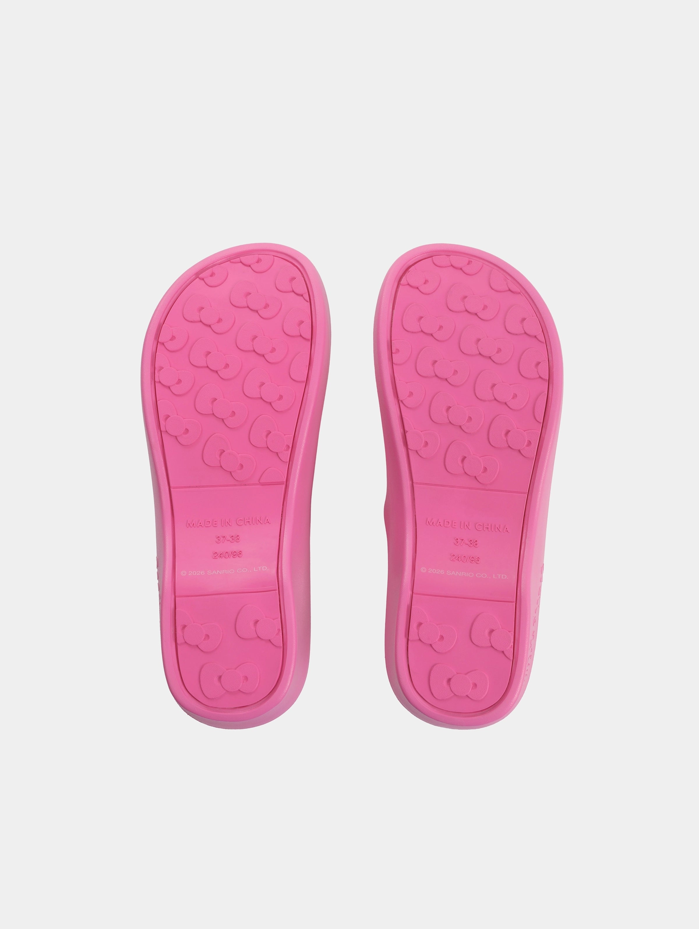 "Hello Kitty" EVA Platform Slippers – Hot Pink