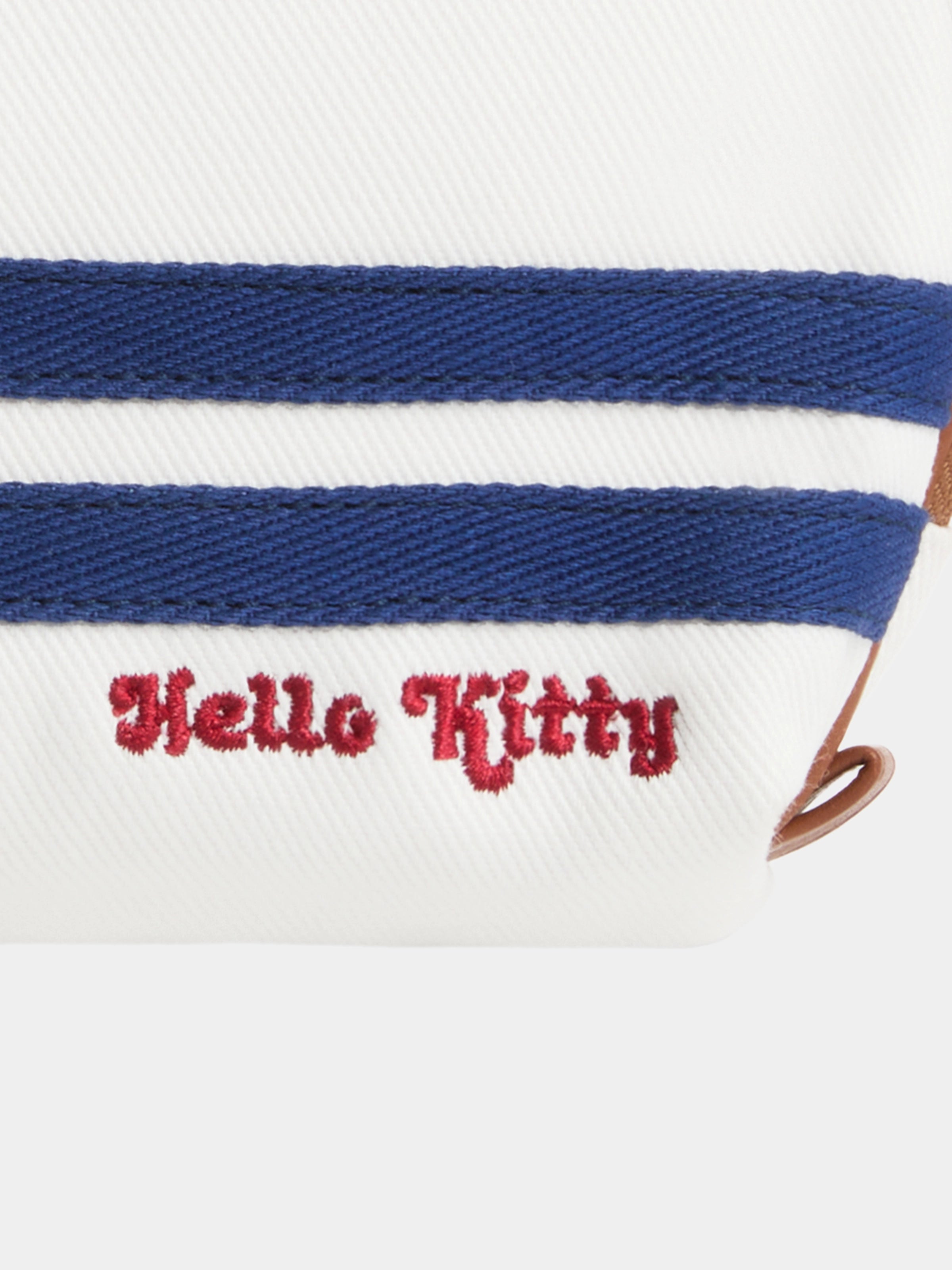 "Hello Kitty" Canvas Cosmetic Bag – Shell-Shaped – Medium