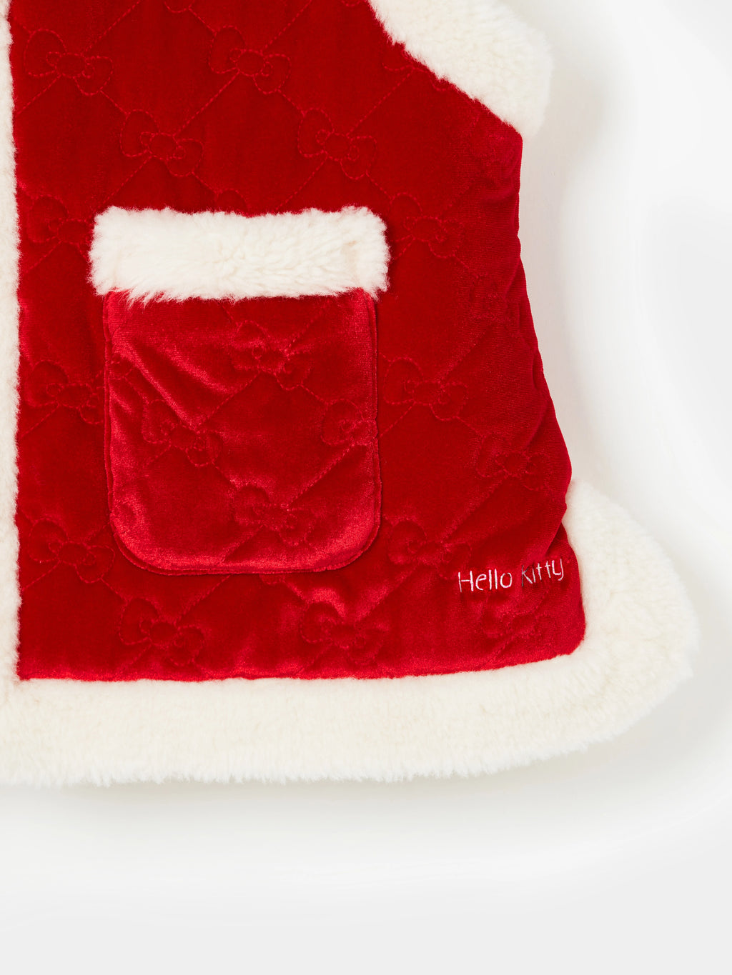 "Hello Kitty" Reversible Velvet Quilted Home Vest