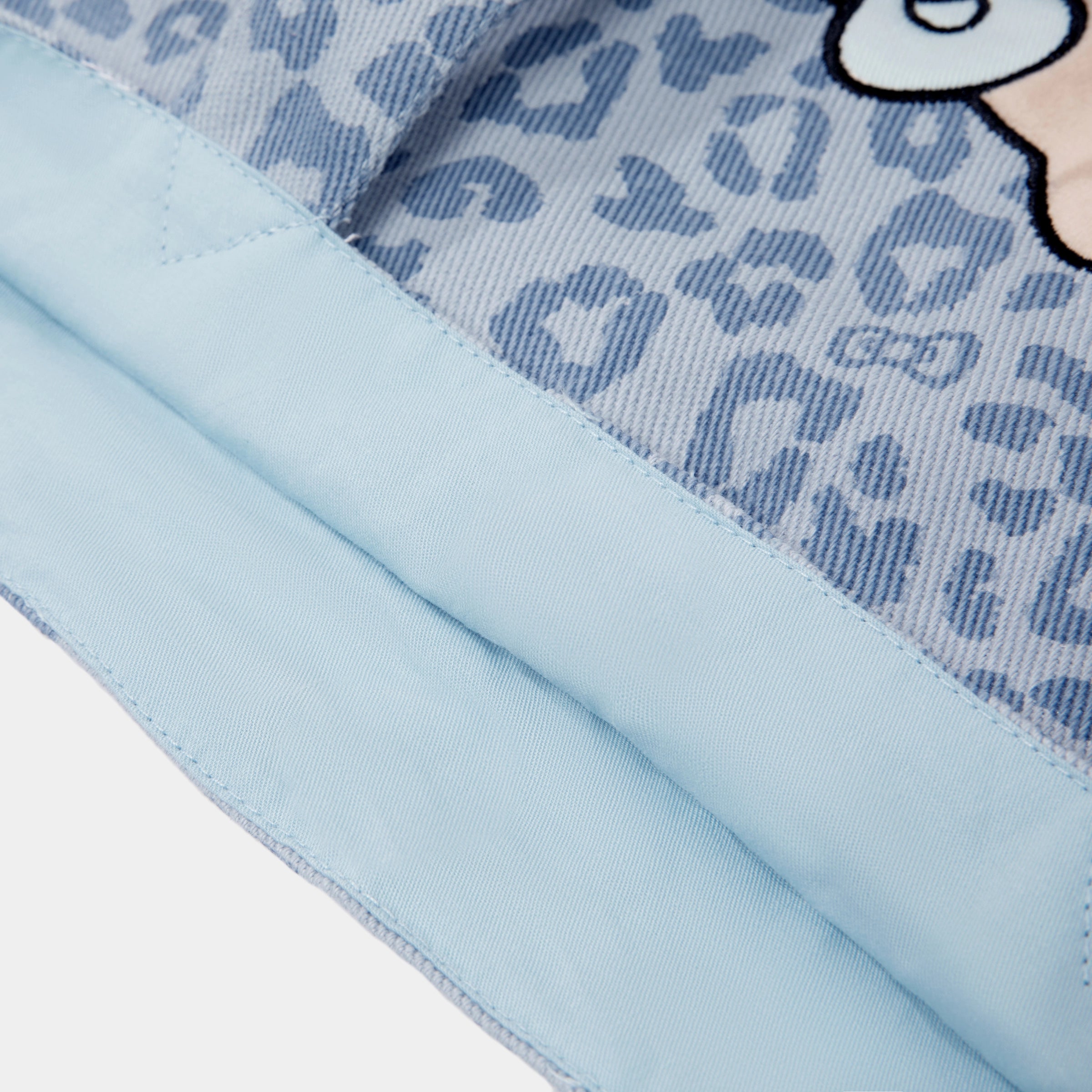 "Hello Kitty" Tote Bag Denim Leopard