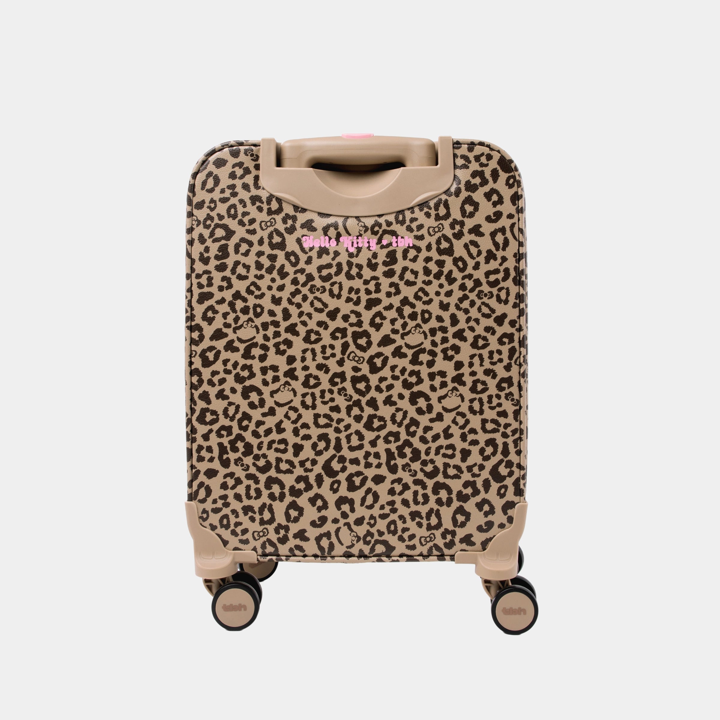 "Hello Kitty" 18-Inch Faux Leather Carry-On Suitcase (With Dust Cover)
