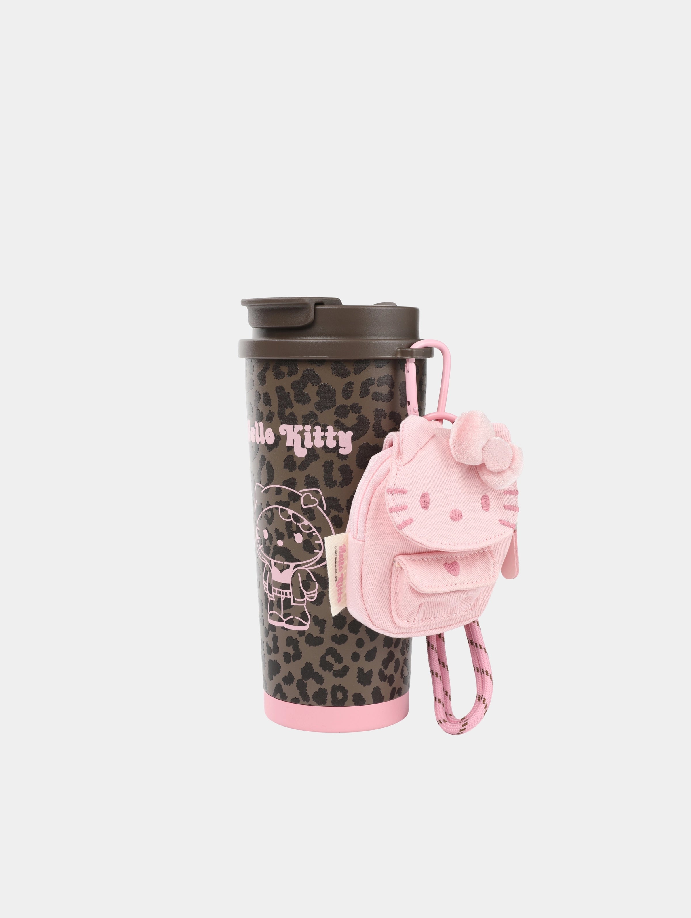 "Hello Kitty" Stainless Steel Travel Tumbler – Choco Pink