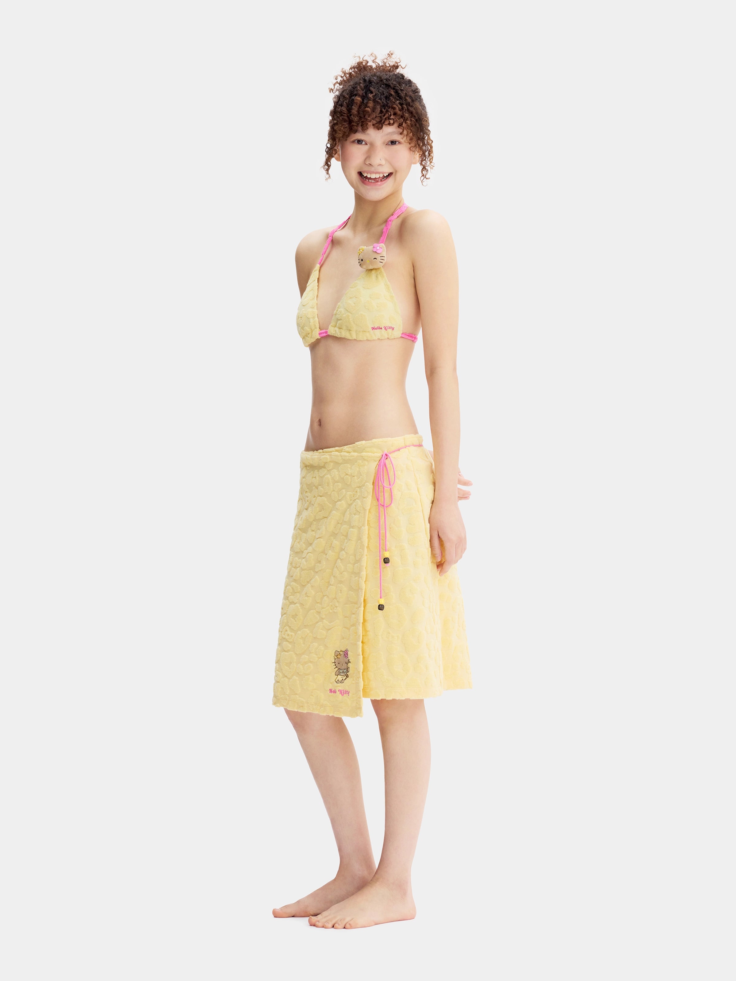"Hello Kitty" Terry Wrap Skirt – Sunbeam Leopard