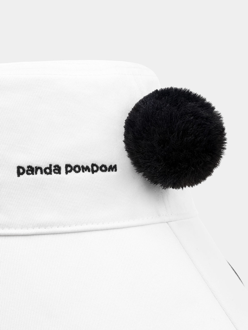 "panda pompom" Goggle Bucket Hat