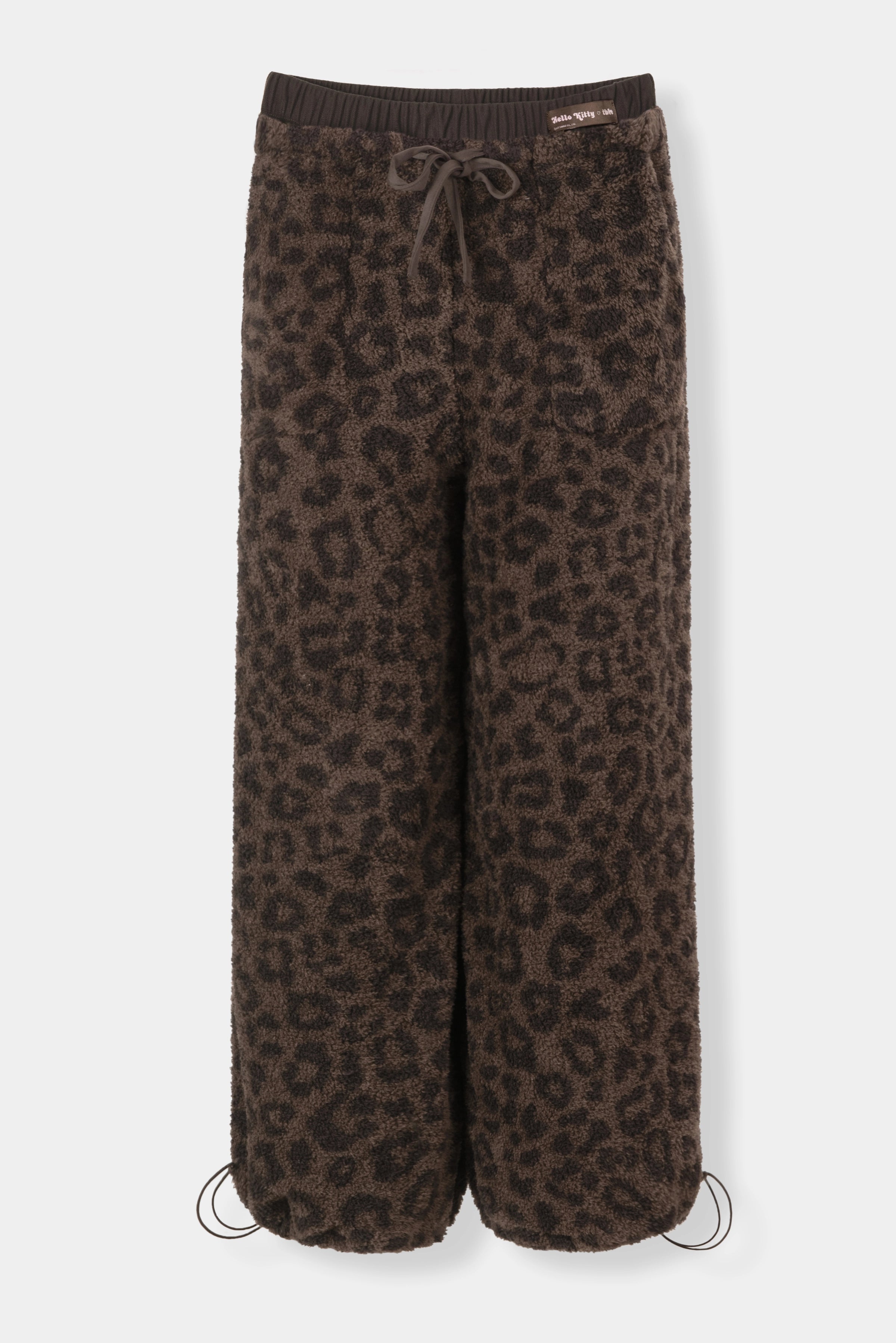 "Hello Kitty" Polar Fleece Hoodie Loungewear Set Choco