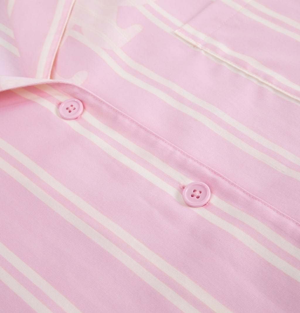 “Z” Tencel Cotton Blend Stripe Loungewear Set Baby Bear