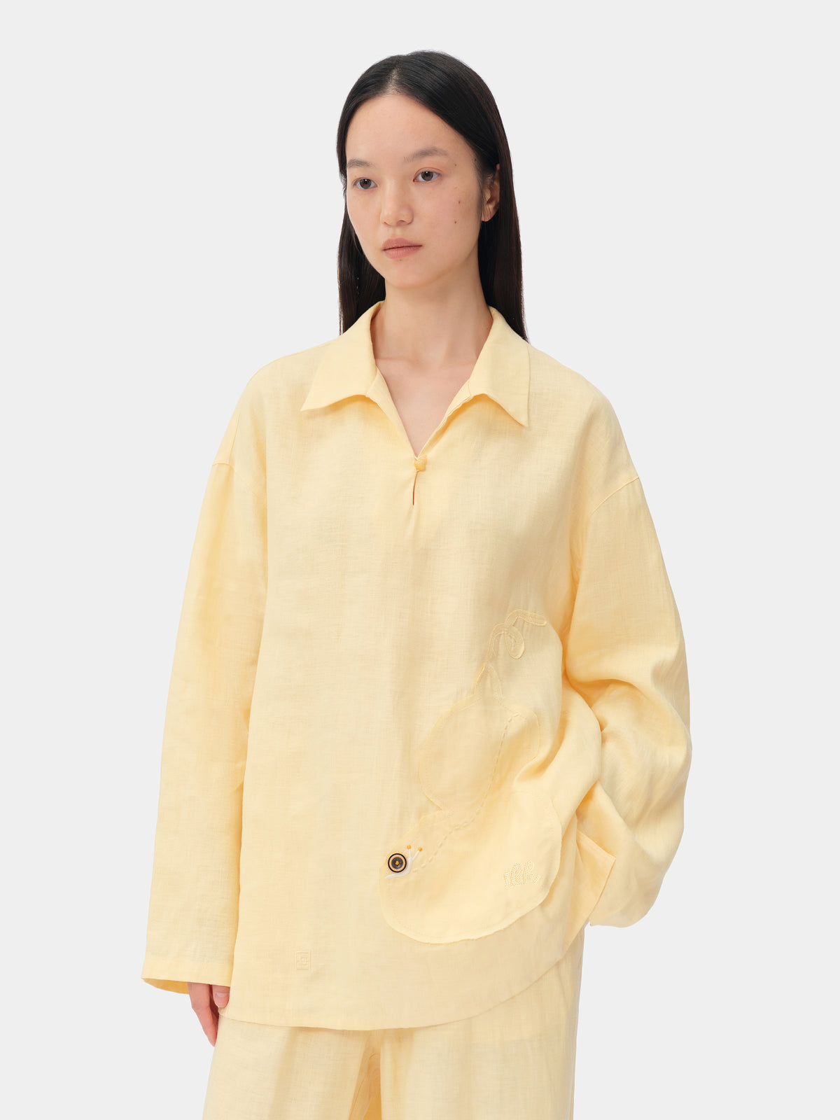 tbh Wōdrobe Hemp Loungewear Set Long Sleeve – Húlu Yellow