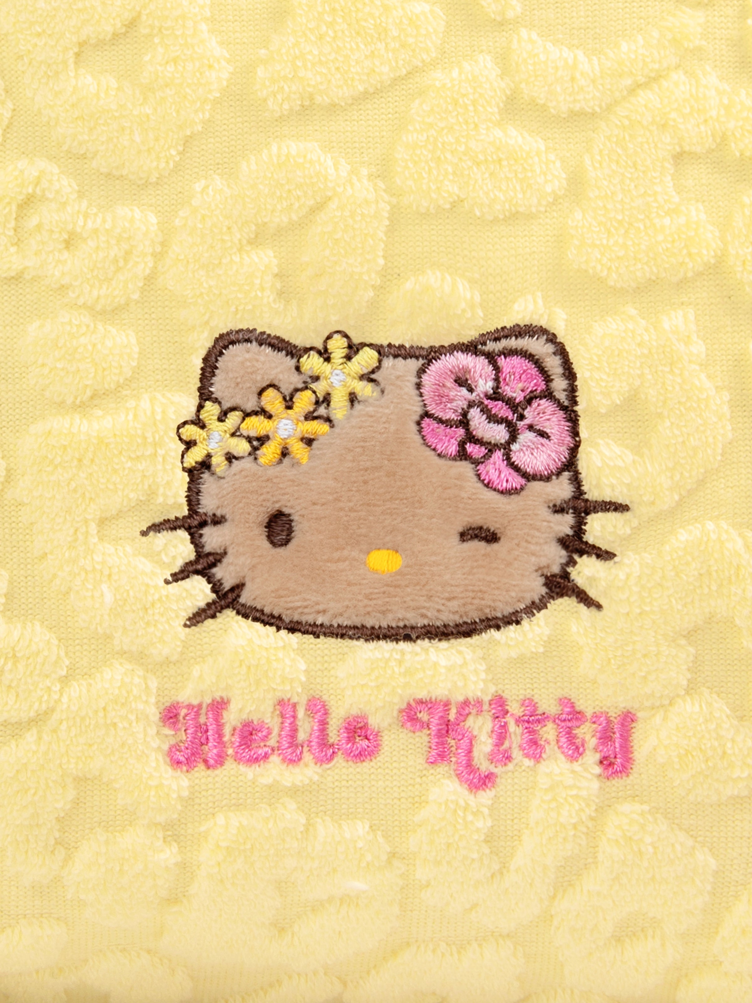"Hello Kitty" Terry Shell-Shaped Cosmetic Bag – Sunbeam Leopard – Small