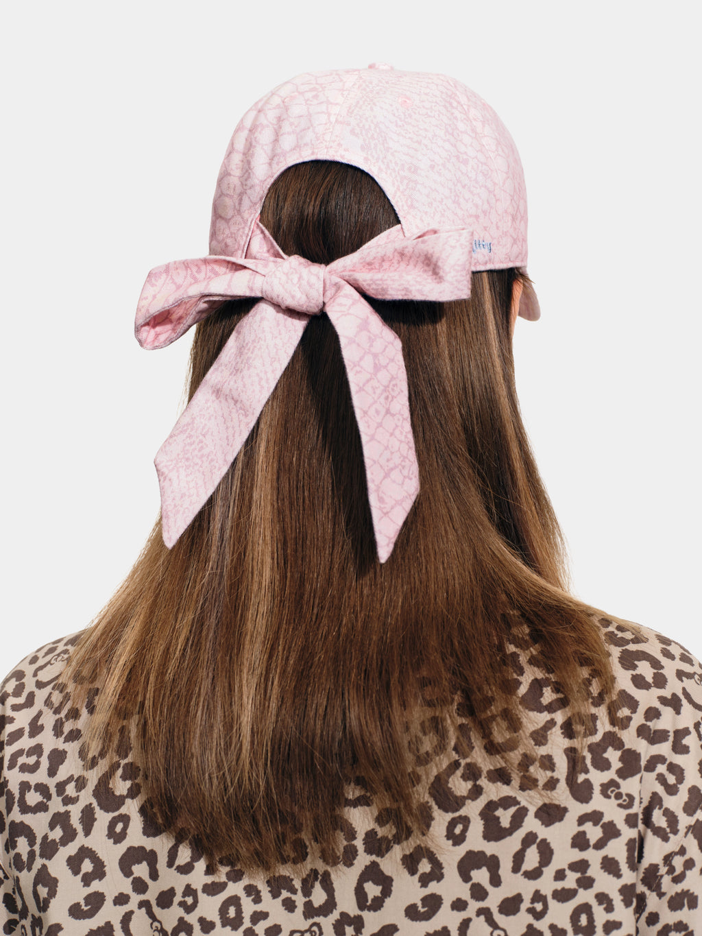 "Hello Kitty" Baseball Cap – Pink Snake Print
