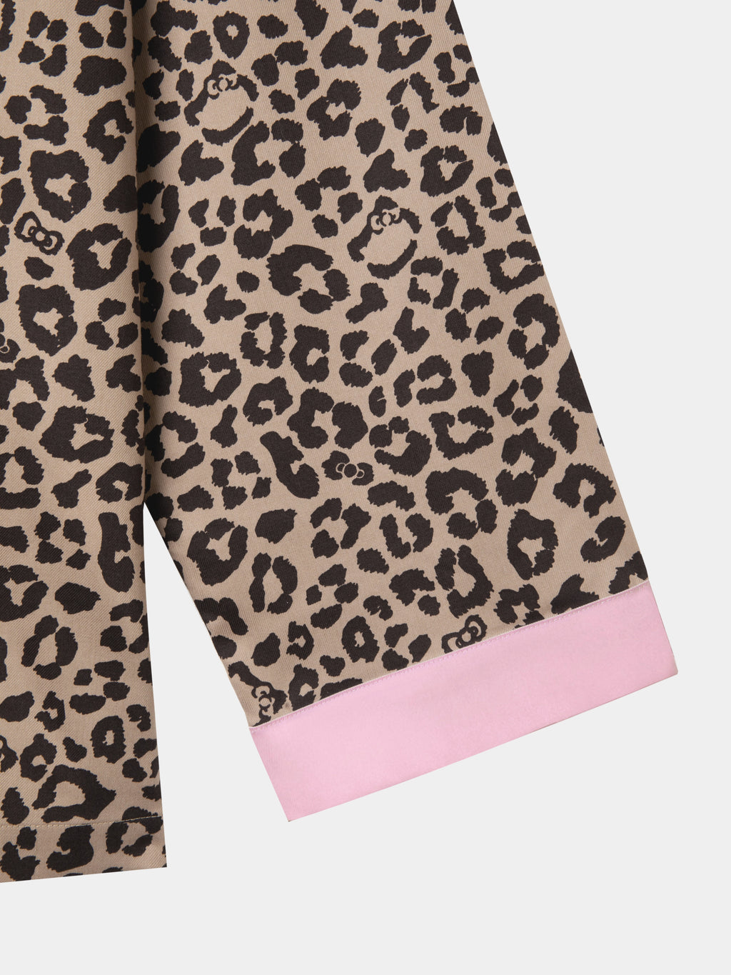 "Hello Kitty" Tencel Cotton Blend Loungewear Set – Leopard