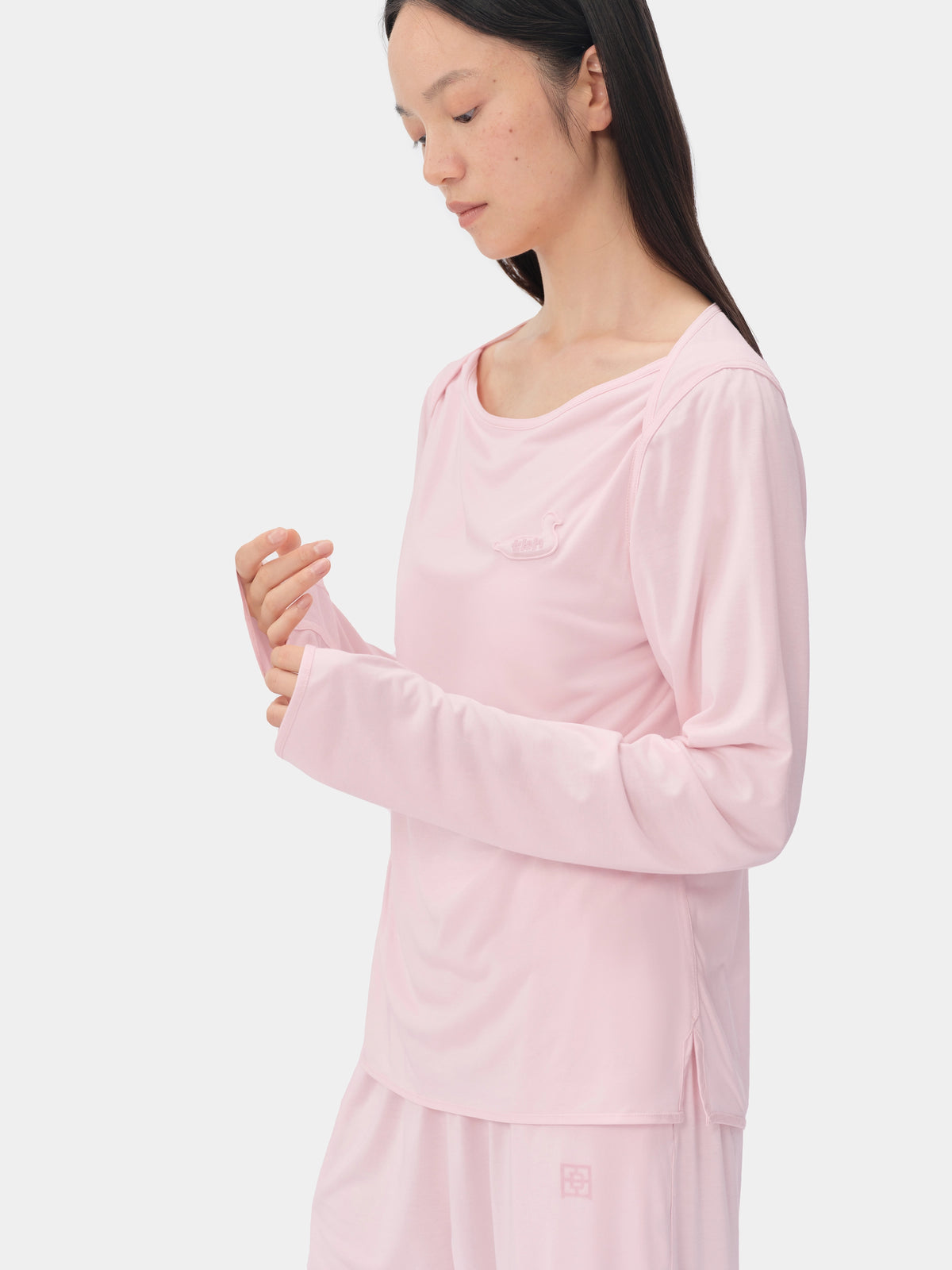 tbh Wōdrobe PLA Skin-Friendly Sleepwear Set Long Sleeve – Petal