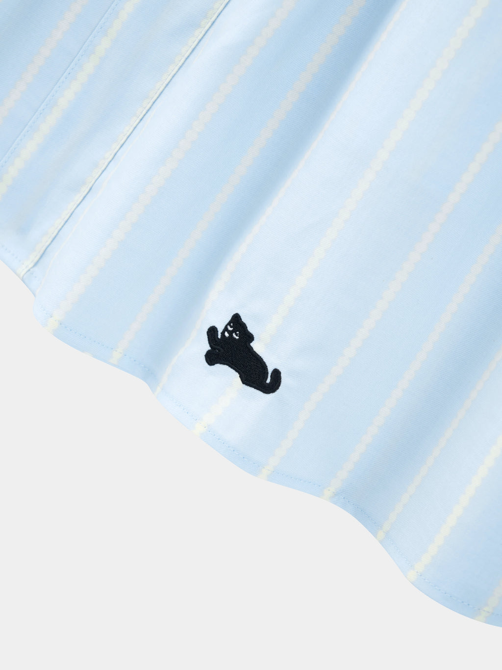 “Urban Jungle” Tencel Cotton Blend Spaghetti Strap Top and Shorts Pajama Set Water Blue