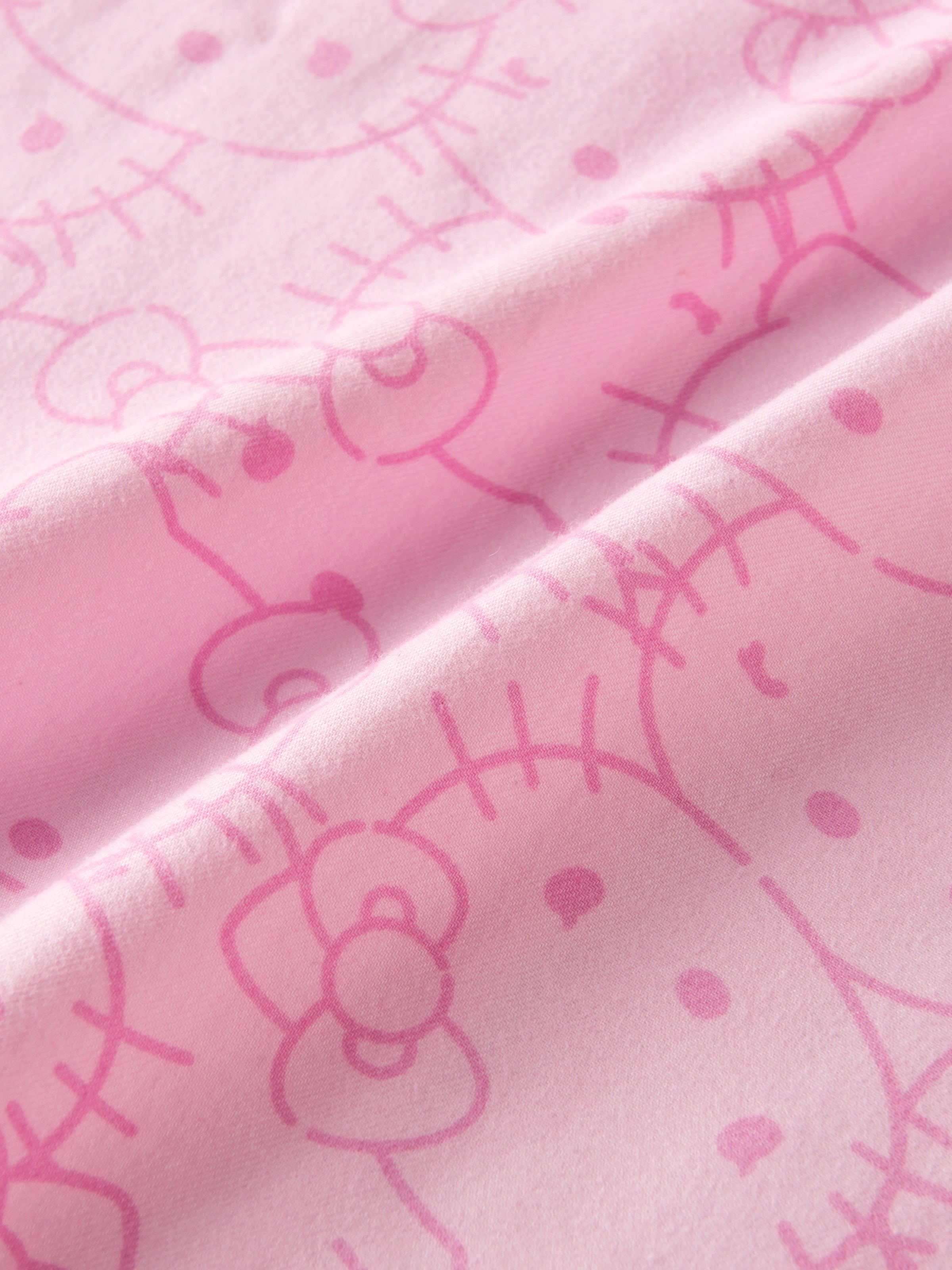 "Hello Kitty" Cotton Flannel Loungewear Set – Hello Kitty Pattern