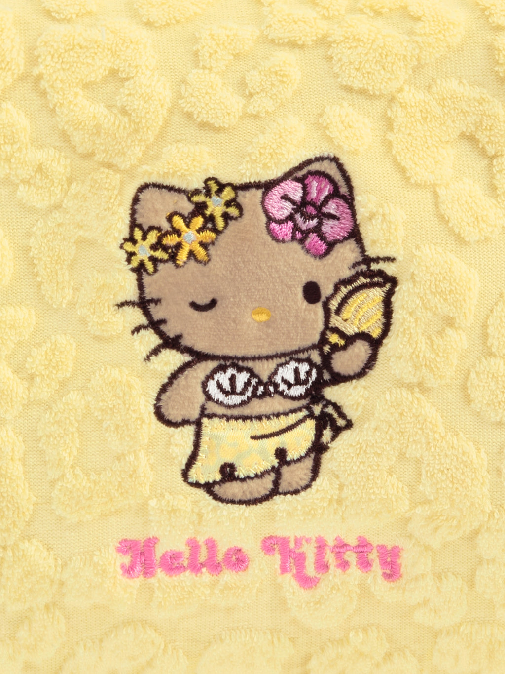"Hello Kitty" Terry Box Cosmetic Bag – Sunbeam Leopard – Medium