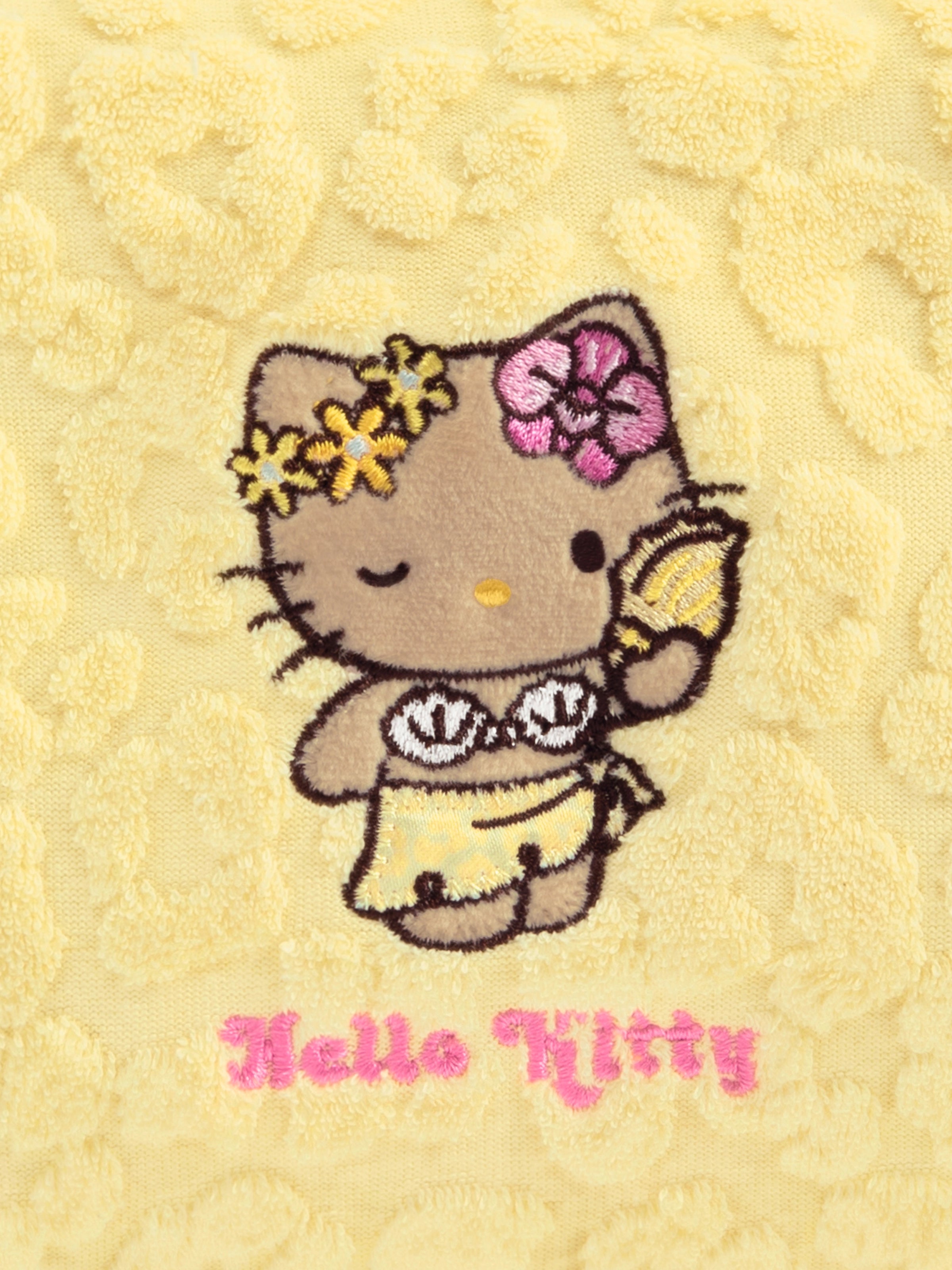 "Hello Kitty" Terry Box Cosmetic Bag – Sunbeam Leopard – Medium