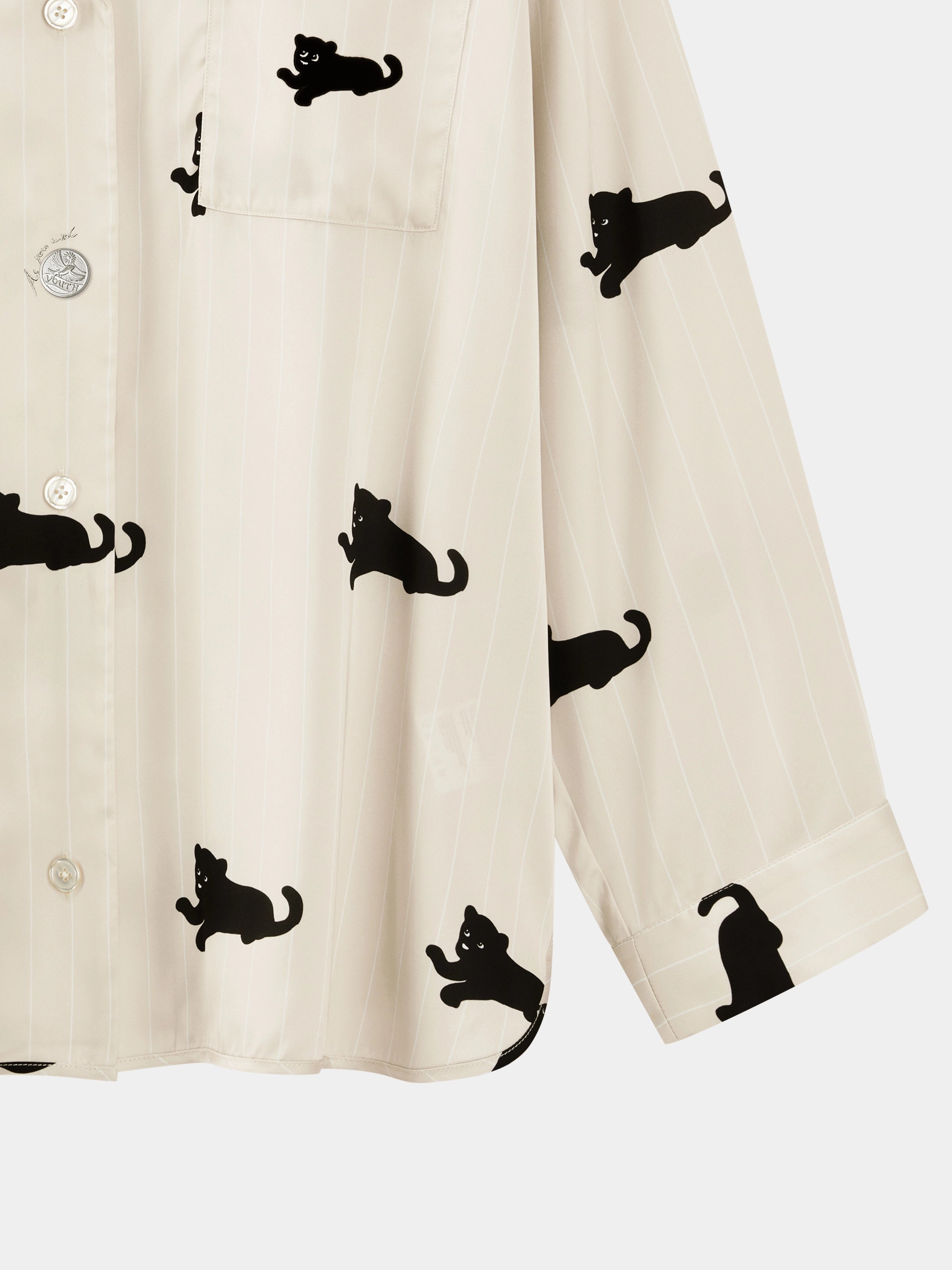 “Urban Jungle” Satin Loungewear Set Camel