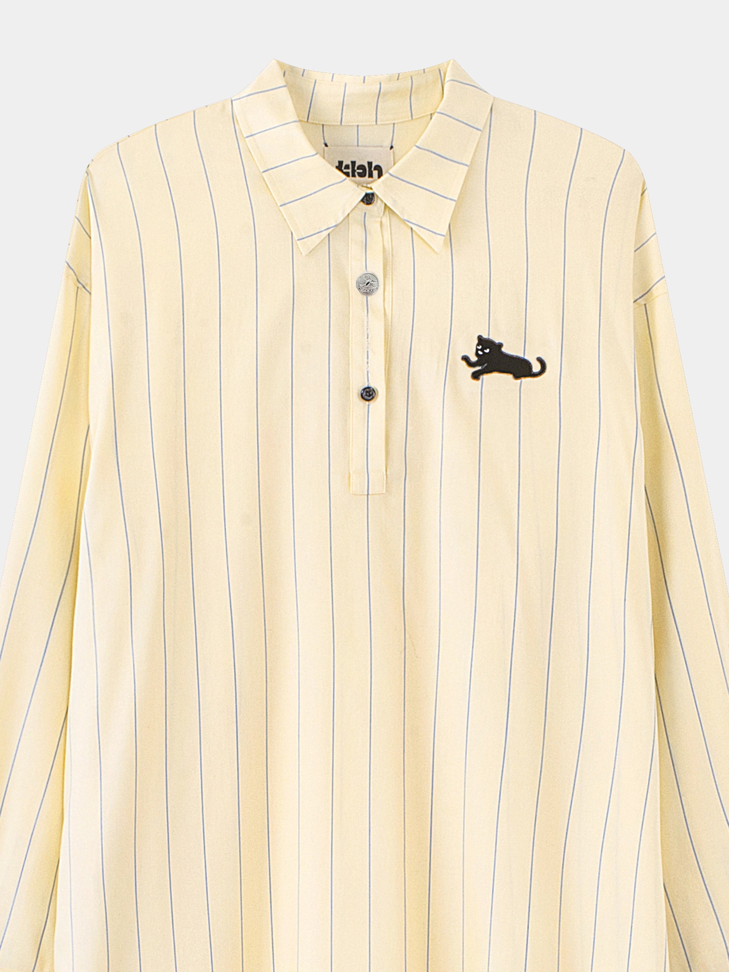 “Urban Jungle” Tencel Cotton Blend Nightgown Dandelion Yellow