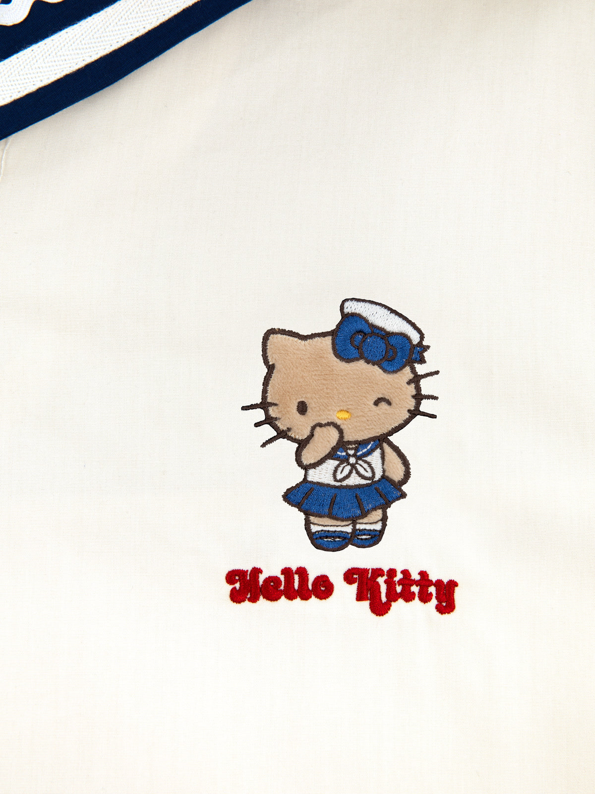 "Hello Kitty" 棉質水手領長袖居家服套裝