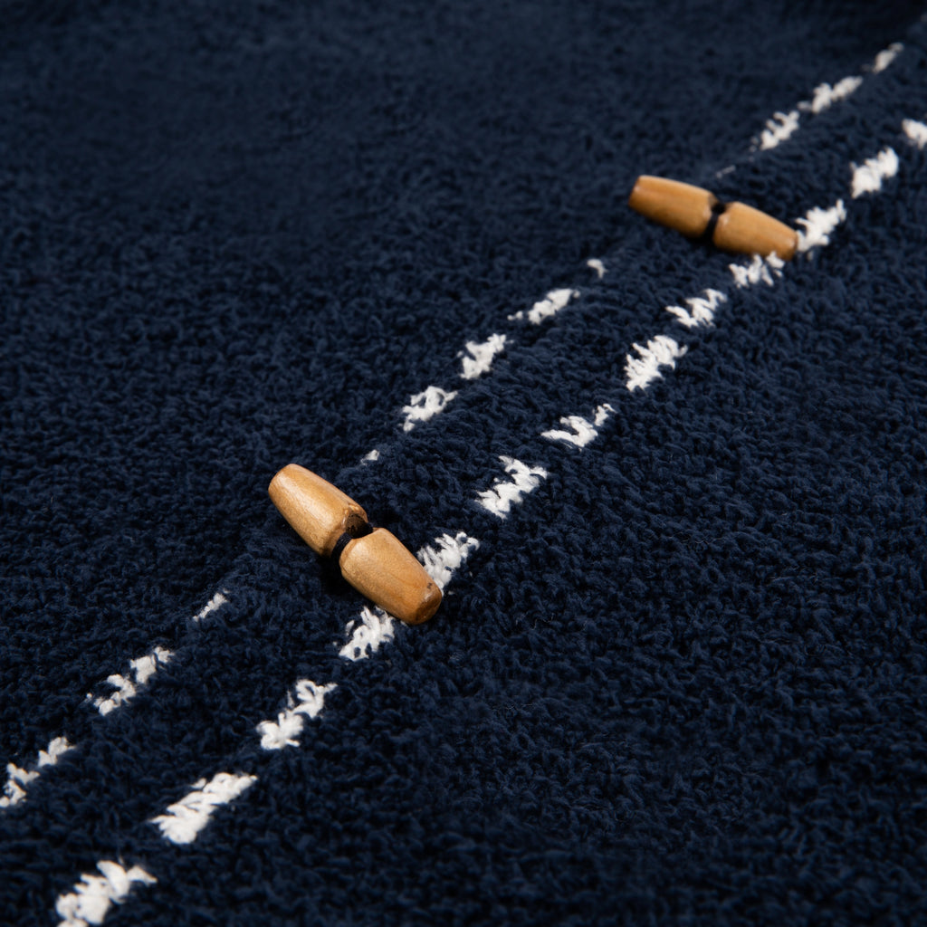 "Urban Jungle" Havey Knit Loungewear Set Night Blue