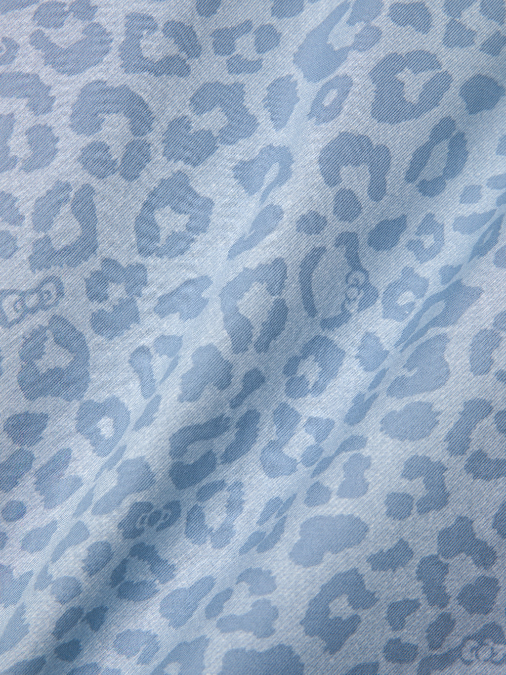 "Hello Kitty" Tencel Cotton Blend Loungewear Set – Denim Leopard