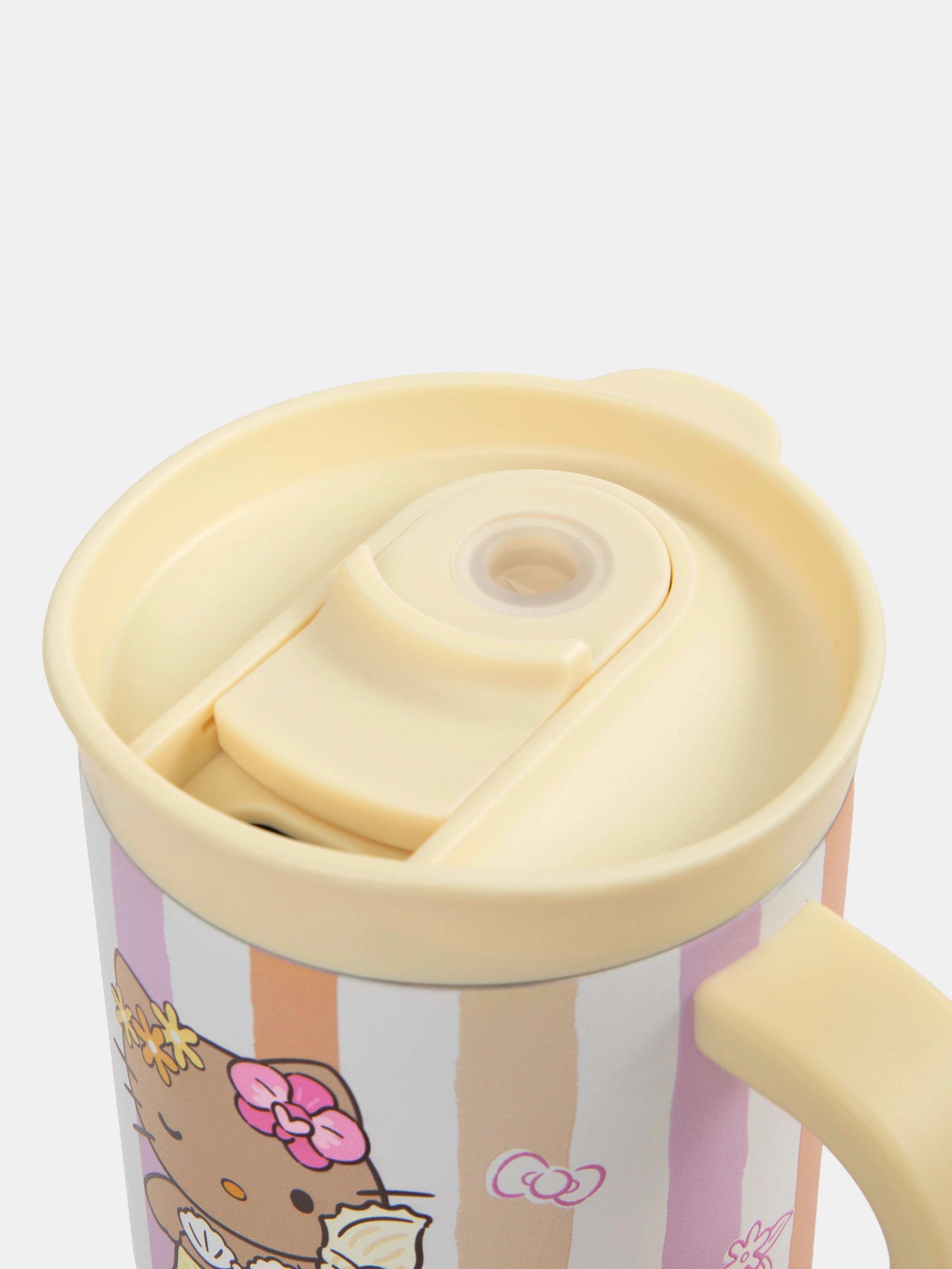 "Hello Kitty" Stainless Steel Insulated Tumbler – Coral Pink – 600ml