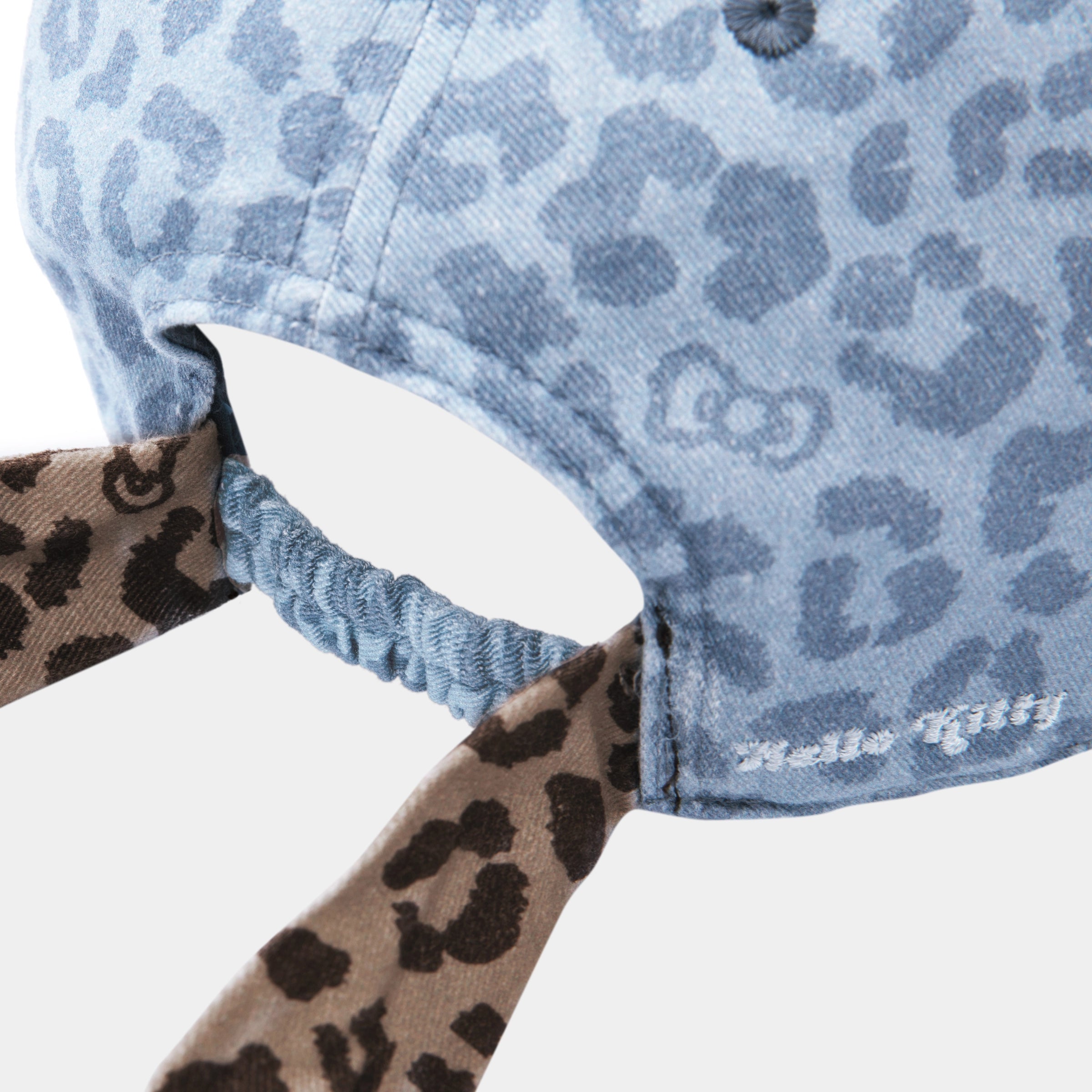 "Hello Kitty" Baseball Cap – Denim Leopard