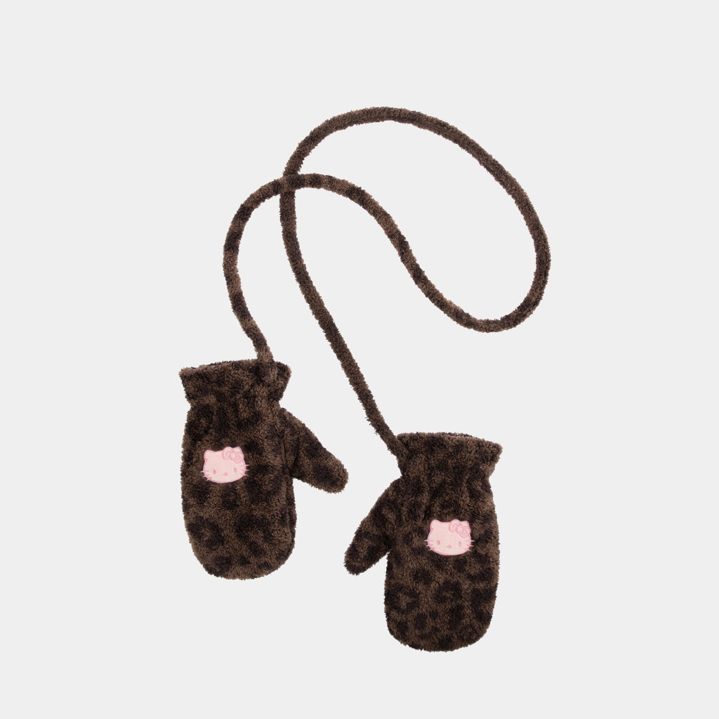 "Hello Kitty" Fuzzy Gloves – Choco